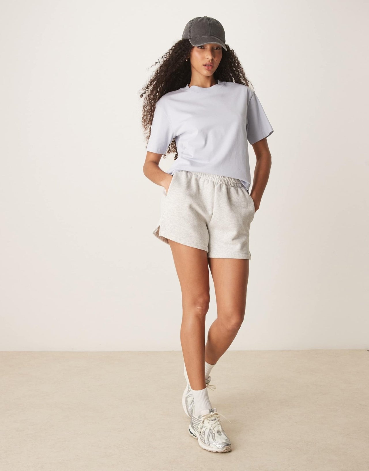 Gina Tricot short sleeve t-shirt in light blue - ASOS Sample Sale