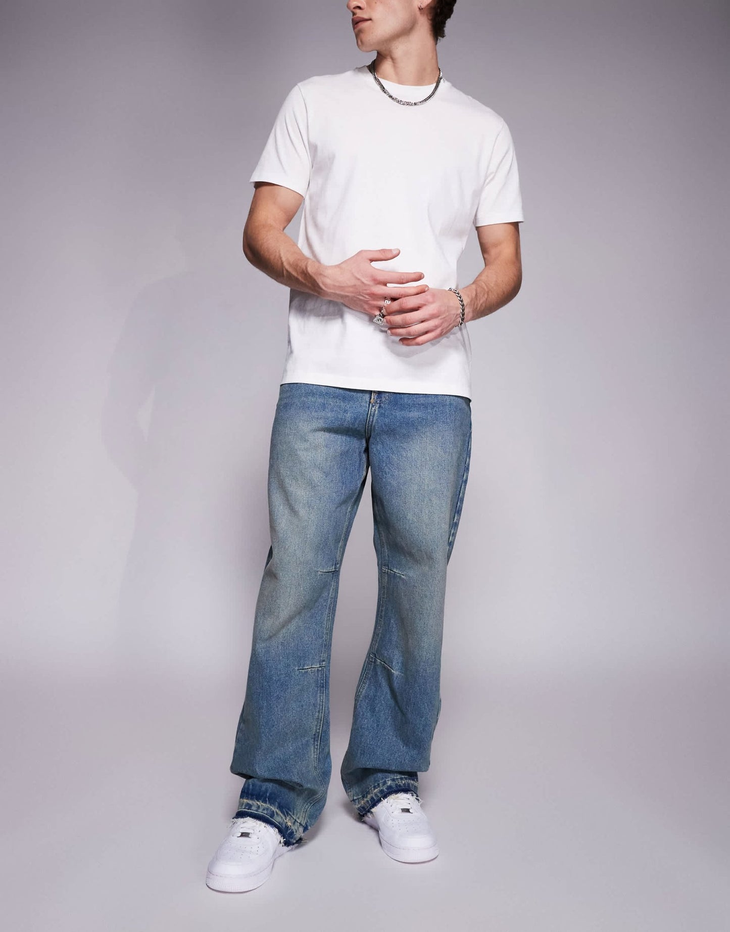 Good For Nothing baggy jeans in blue - ASOS Sample Sale