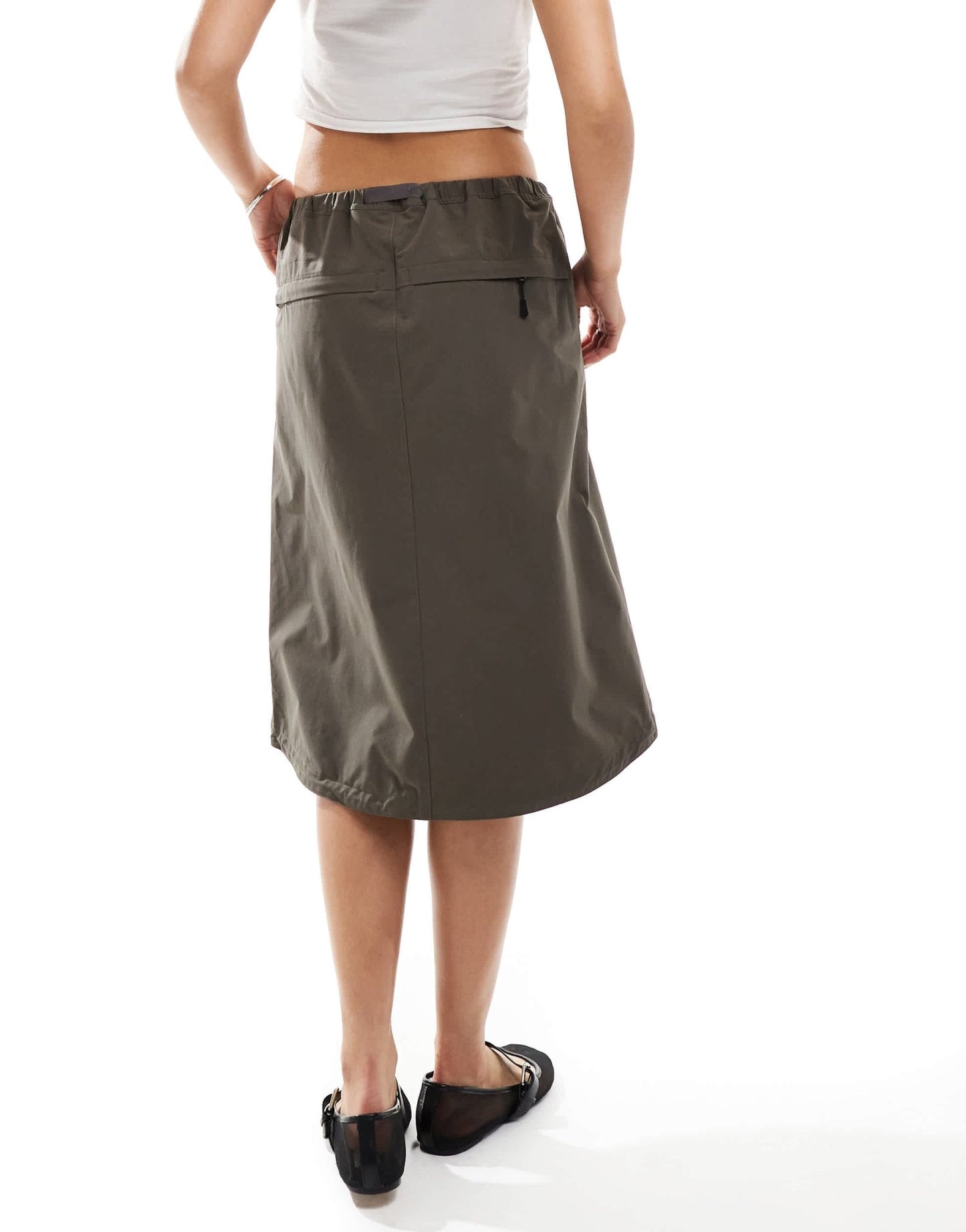 Gramicci trekking nylon skirt in olive - ASOS Sample Sale