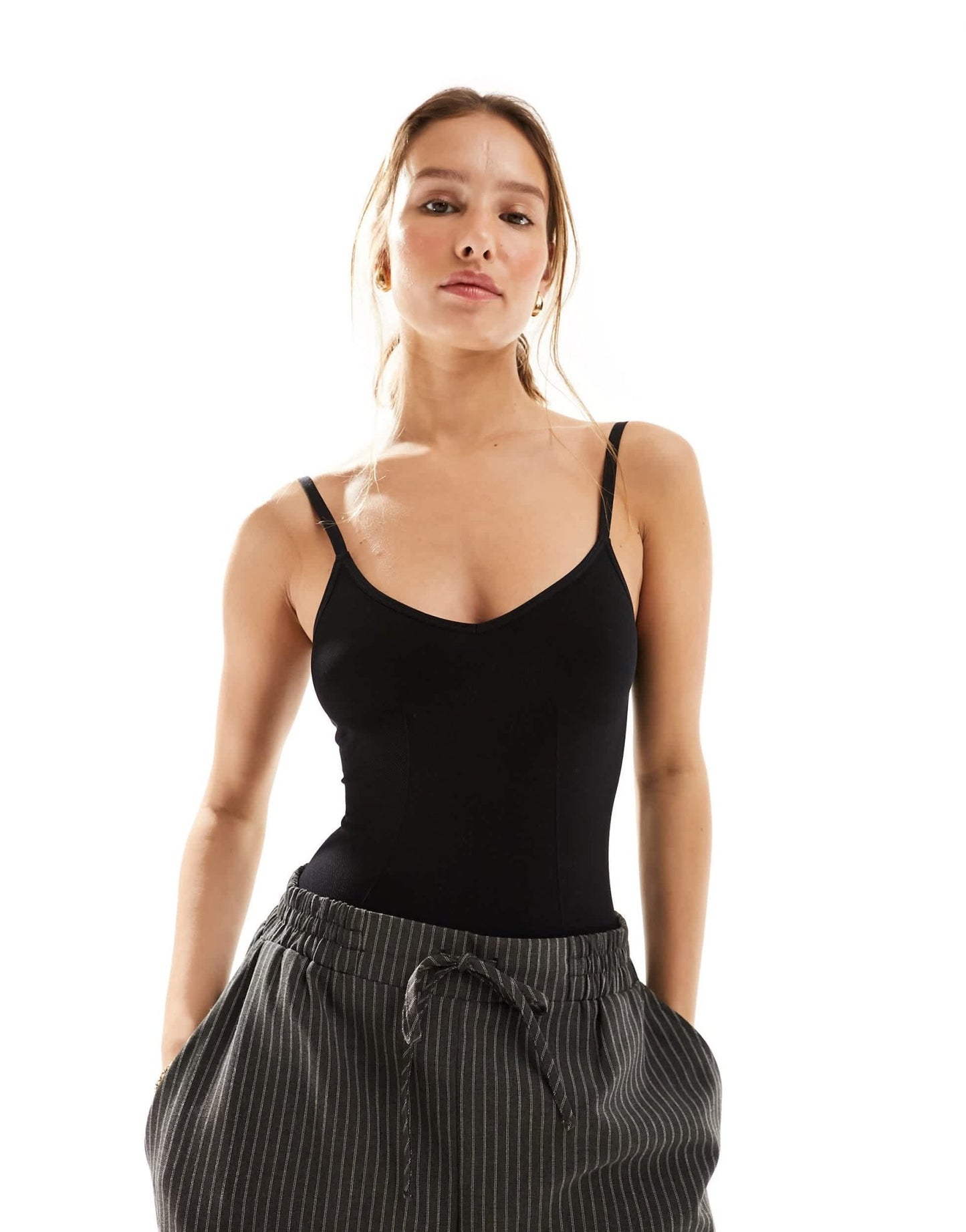 Greentreat secret control bodysuit in black - ASOS Sample Sale