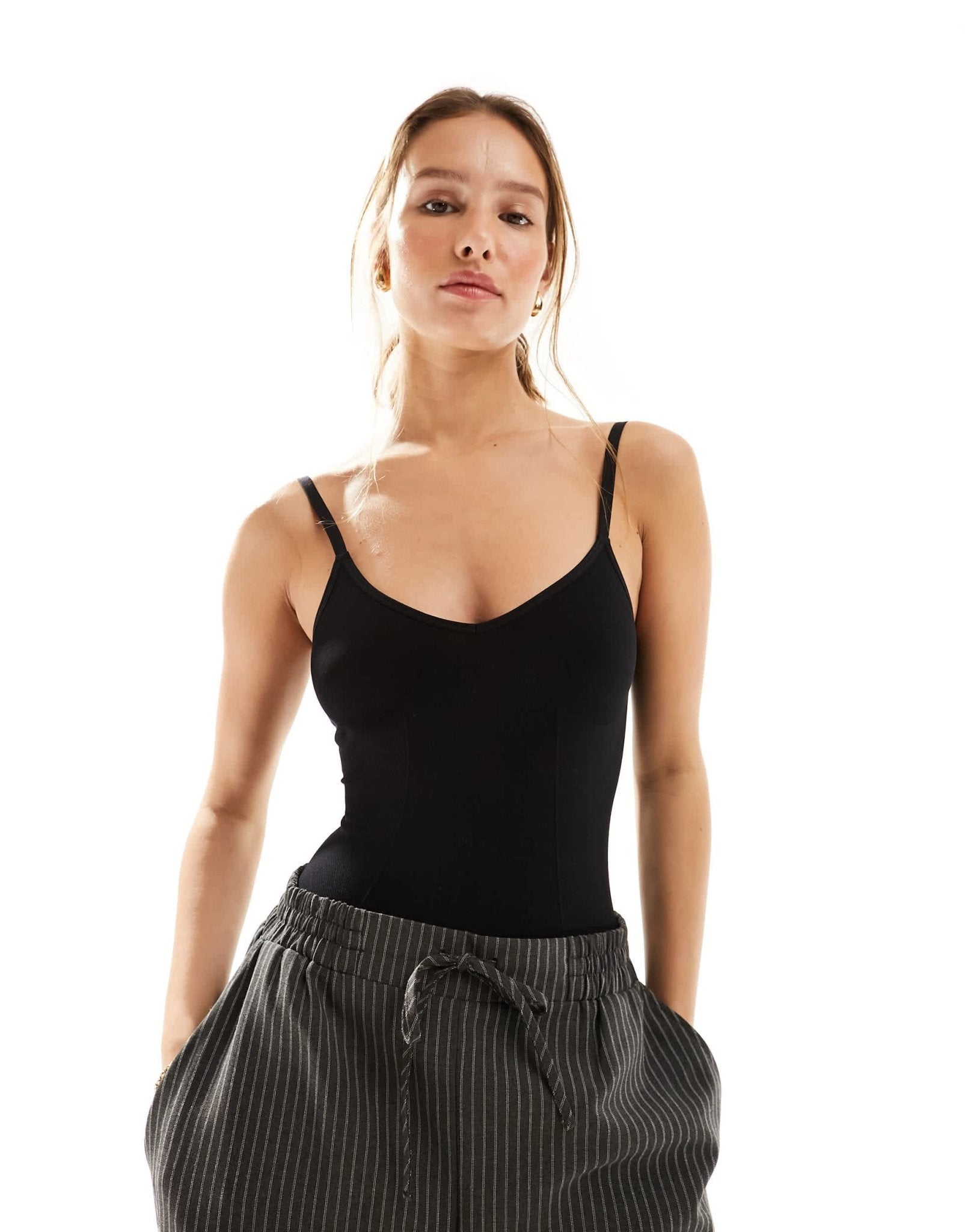 Greentreat secret control bodysuit in black - ASOS Sample Sale