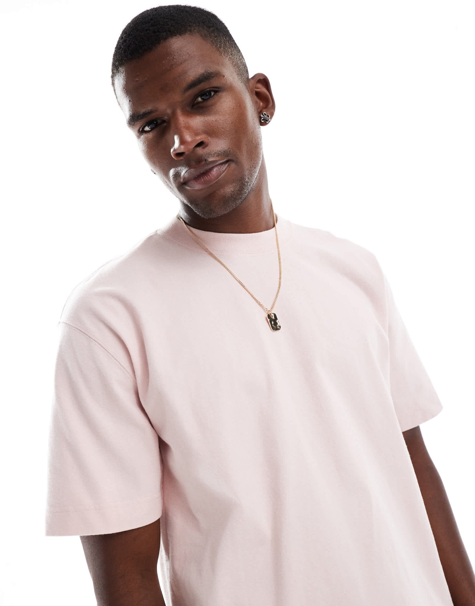 Hollister boxy oversized washed t-shirt in purple - ASOS Sample Sale