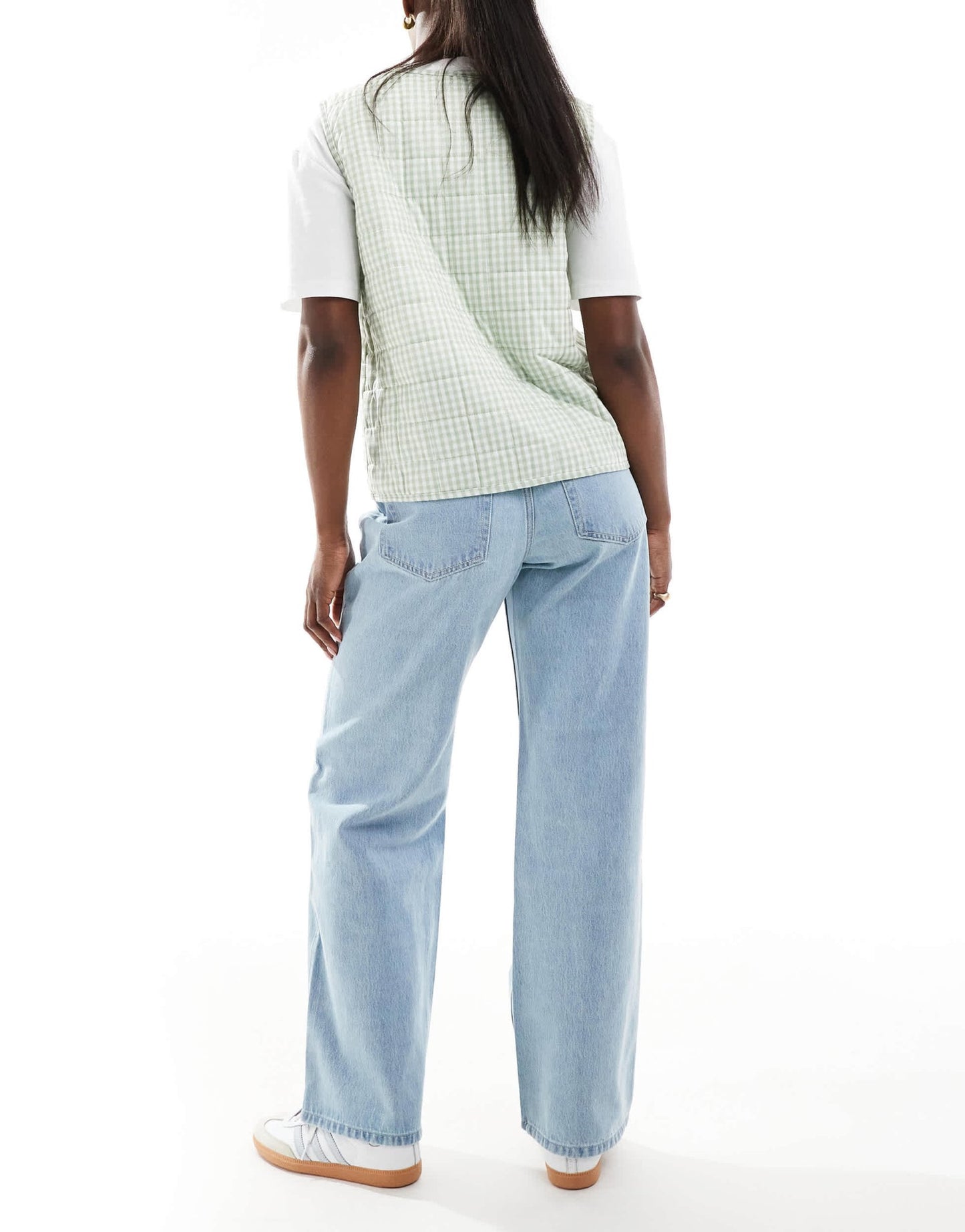 Hollister curve love high rise baggy jeans in light wash - ASOS Sample Sale