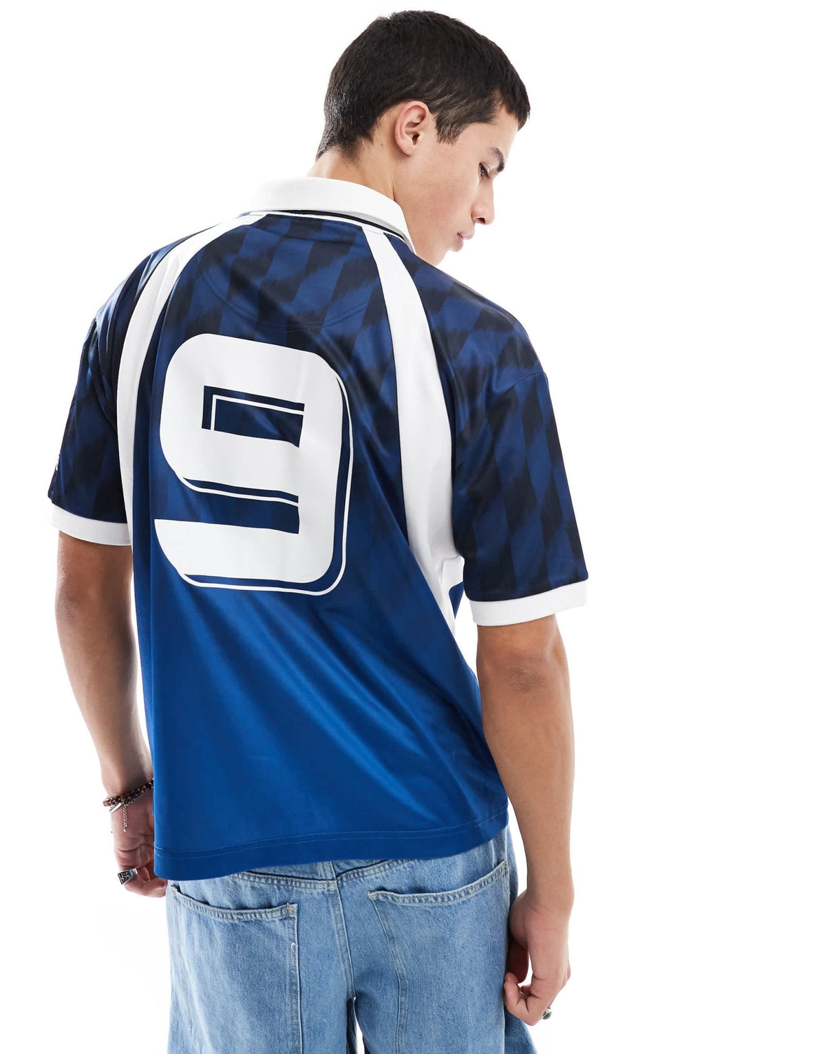 Hollister polo top with golf motif detail in navy - ASOS Sample Sale