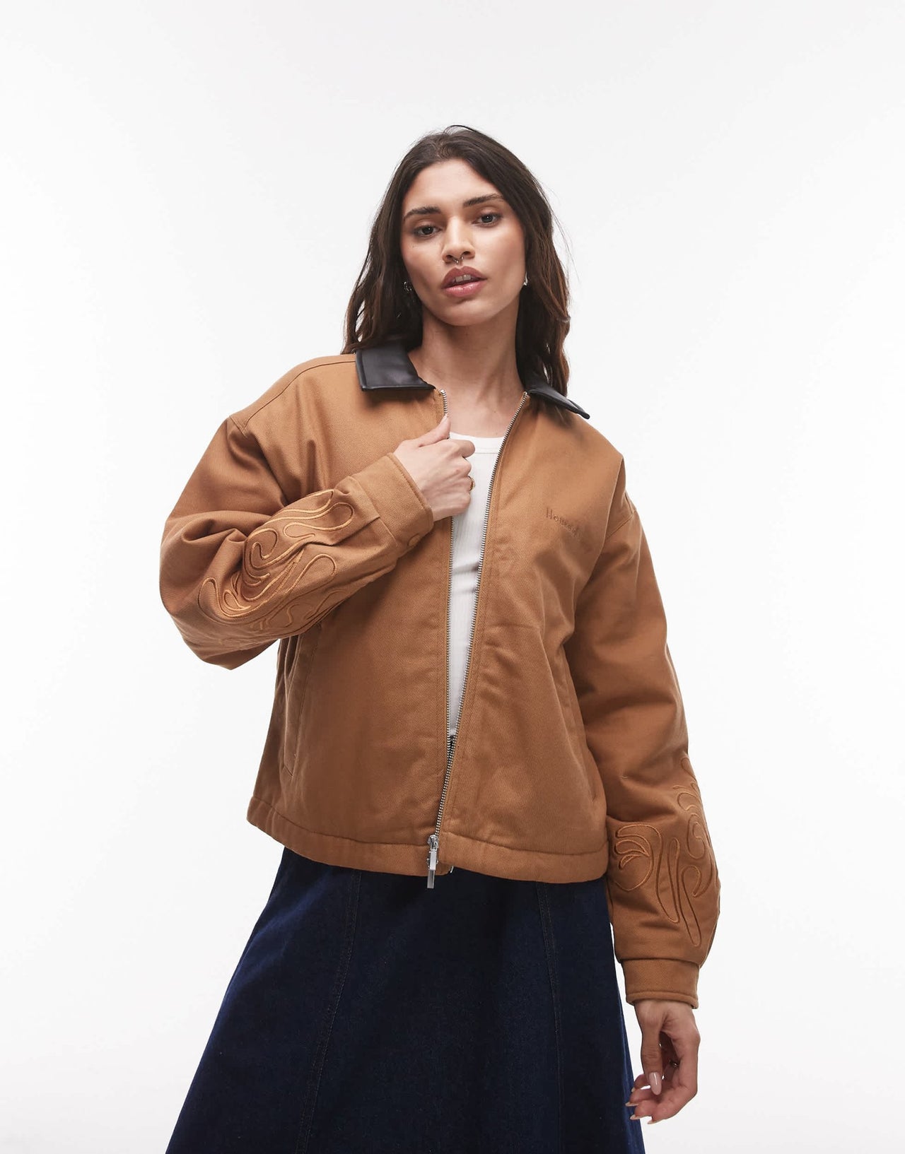 House of Sunny canvas worker jacket in tan - ASOS Sample Sale