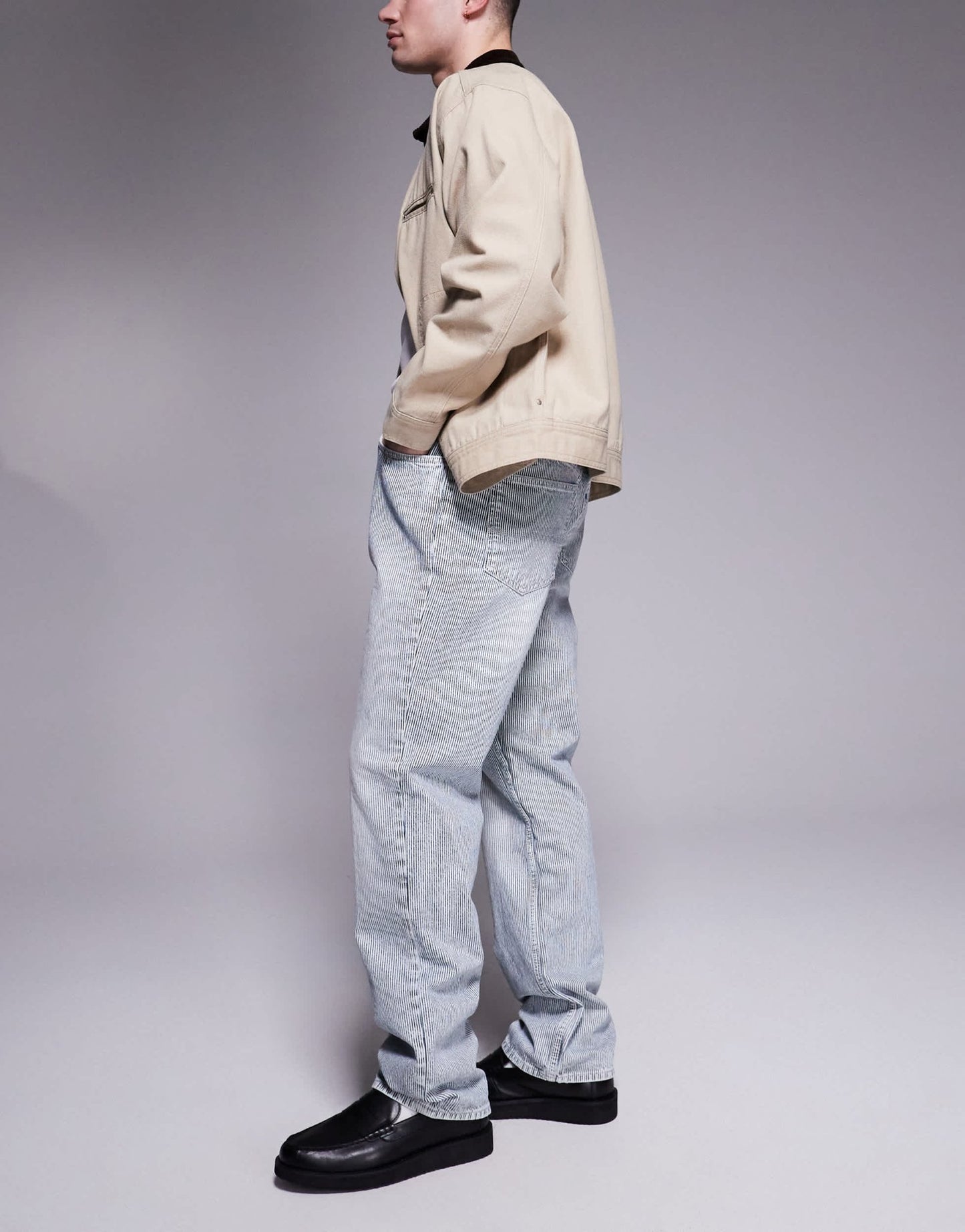Hugo Blue Nate baggy fit jeans in light blue - ASOS Sample Sale