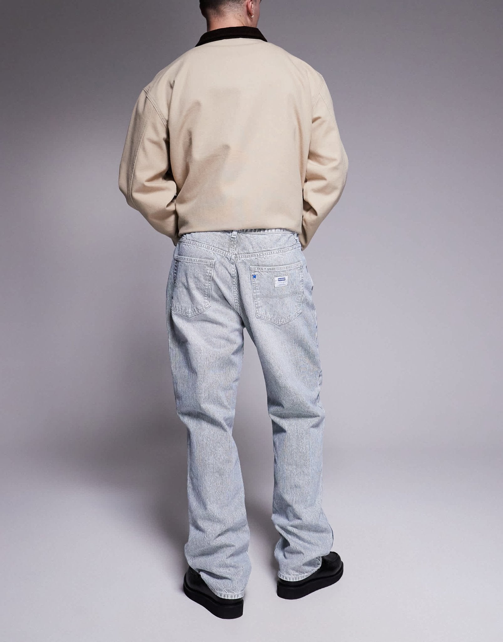 Hugo Blue Nate baggy fit jeans in light blue - ASOS Sample Sale