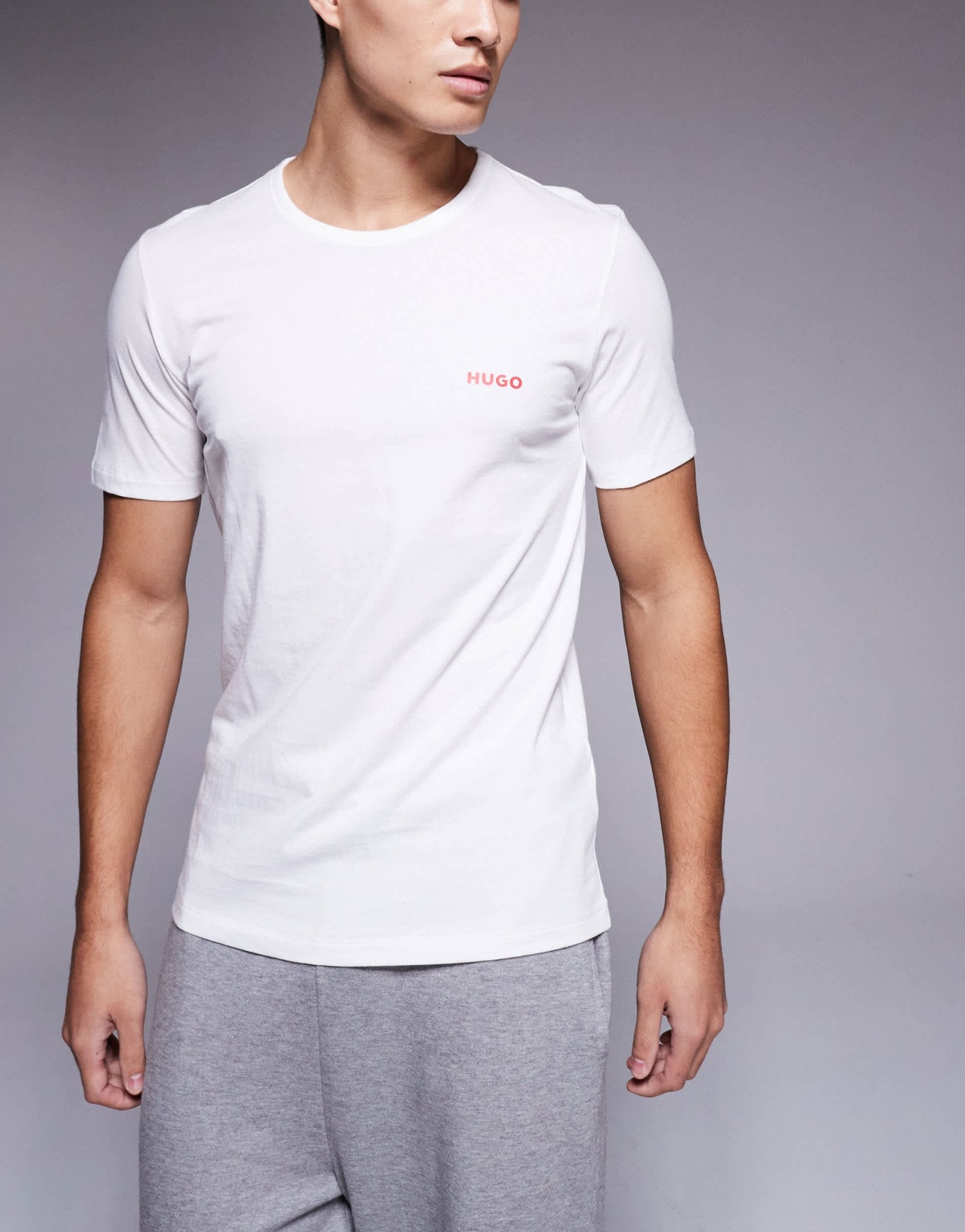 HUGO Bodywear 3 - pack of t-shirts in black, white and grey - ASOS Sample Sale