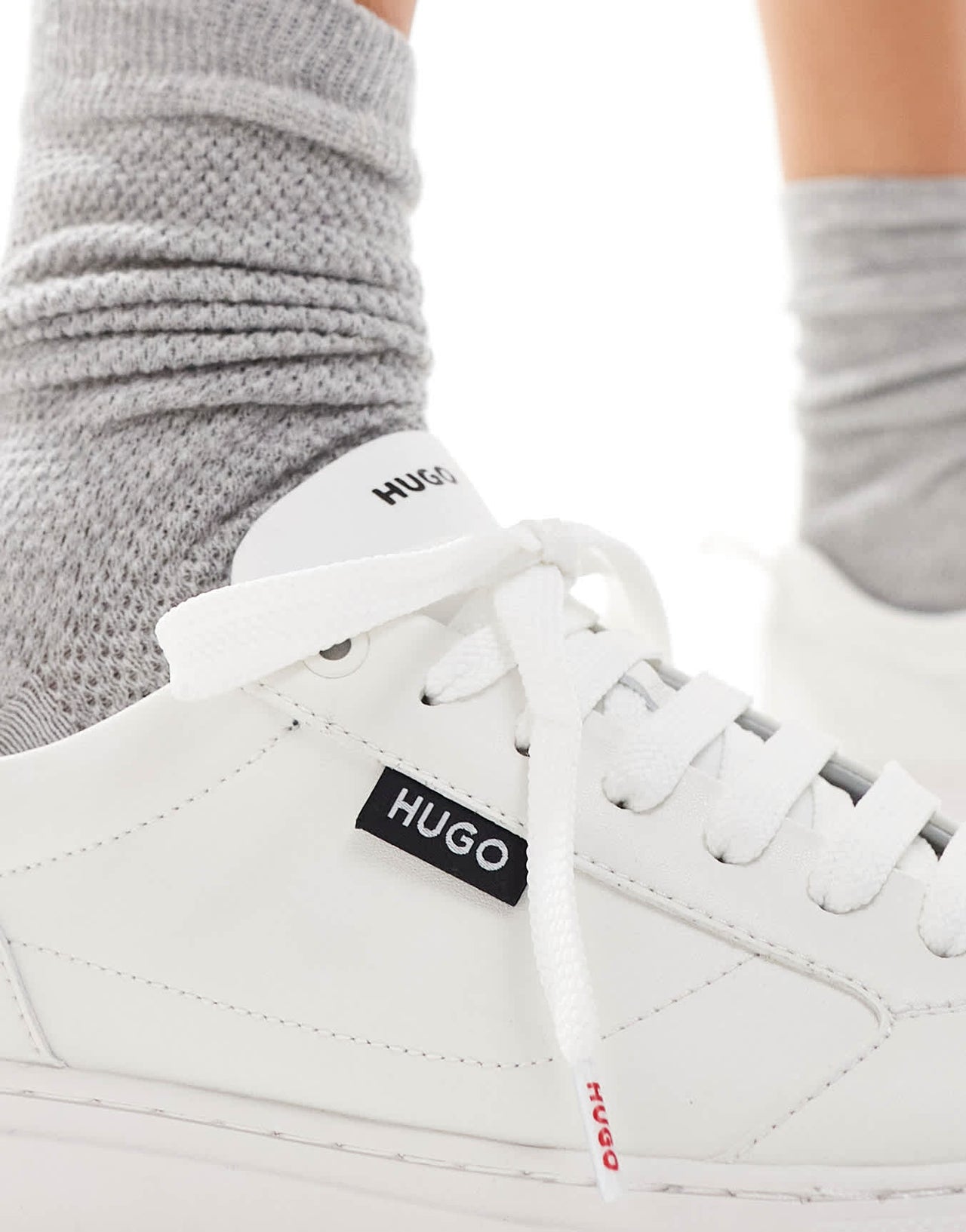 HUGO Red Morrie trainers in white - ASOS Sample Sale