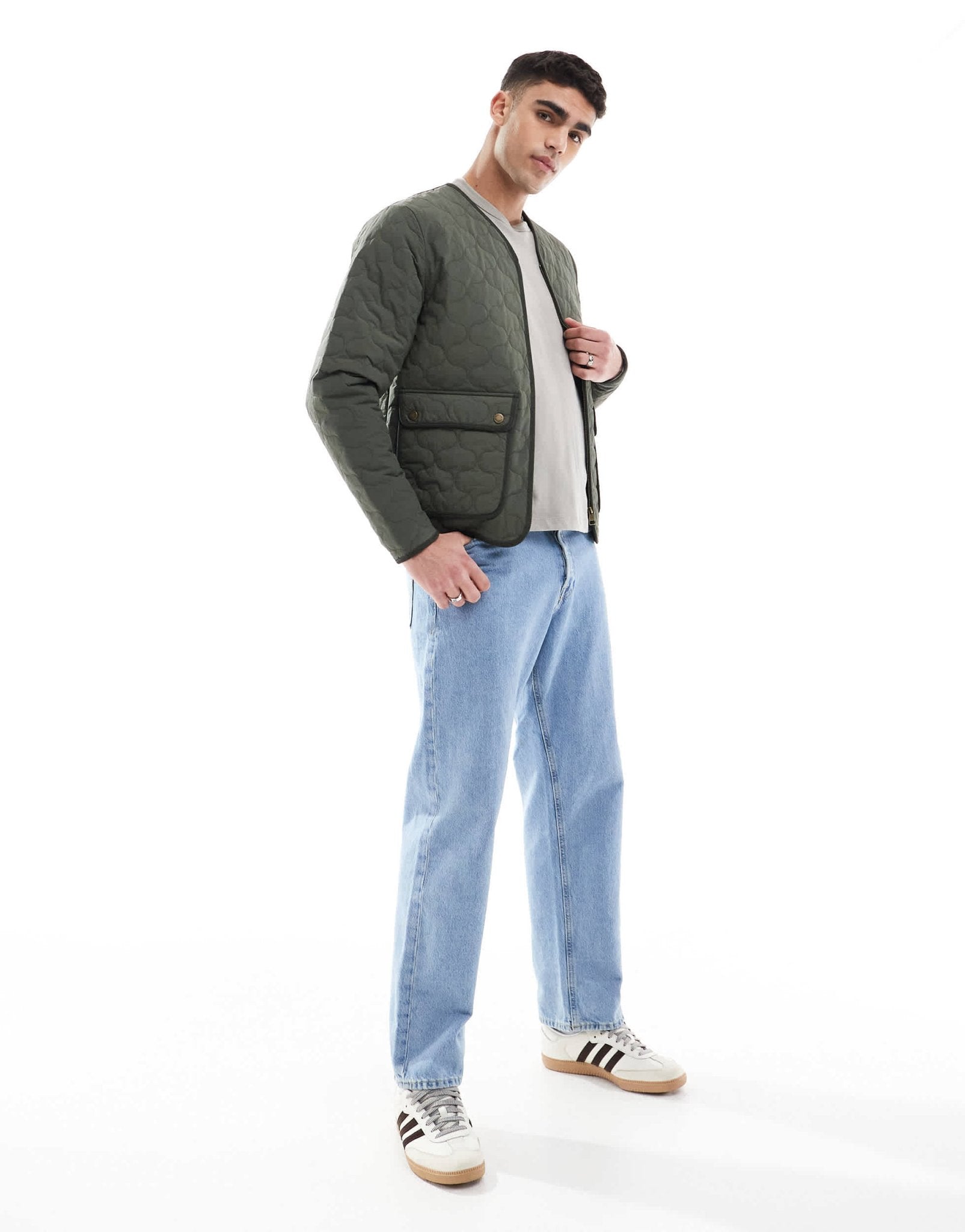 Hunter quilted jacket in green - ASOS Sample Sale