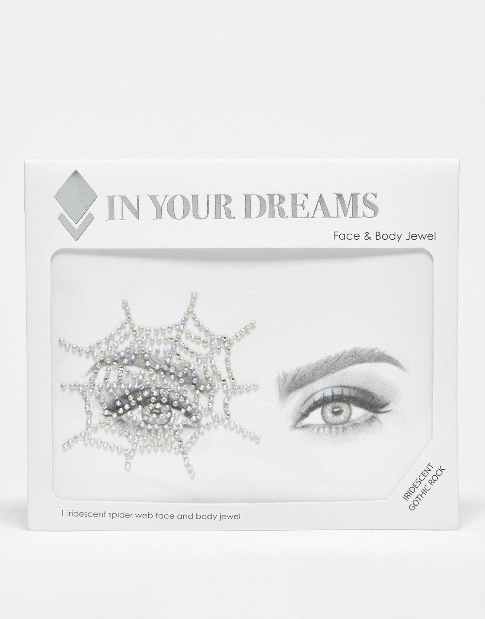 In Your Dreams Iridescent Spider Cobweb Face & Body Jewel - ASOS Sample Sale