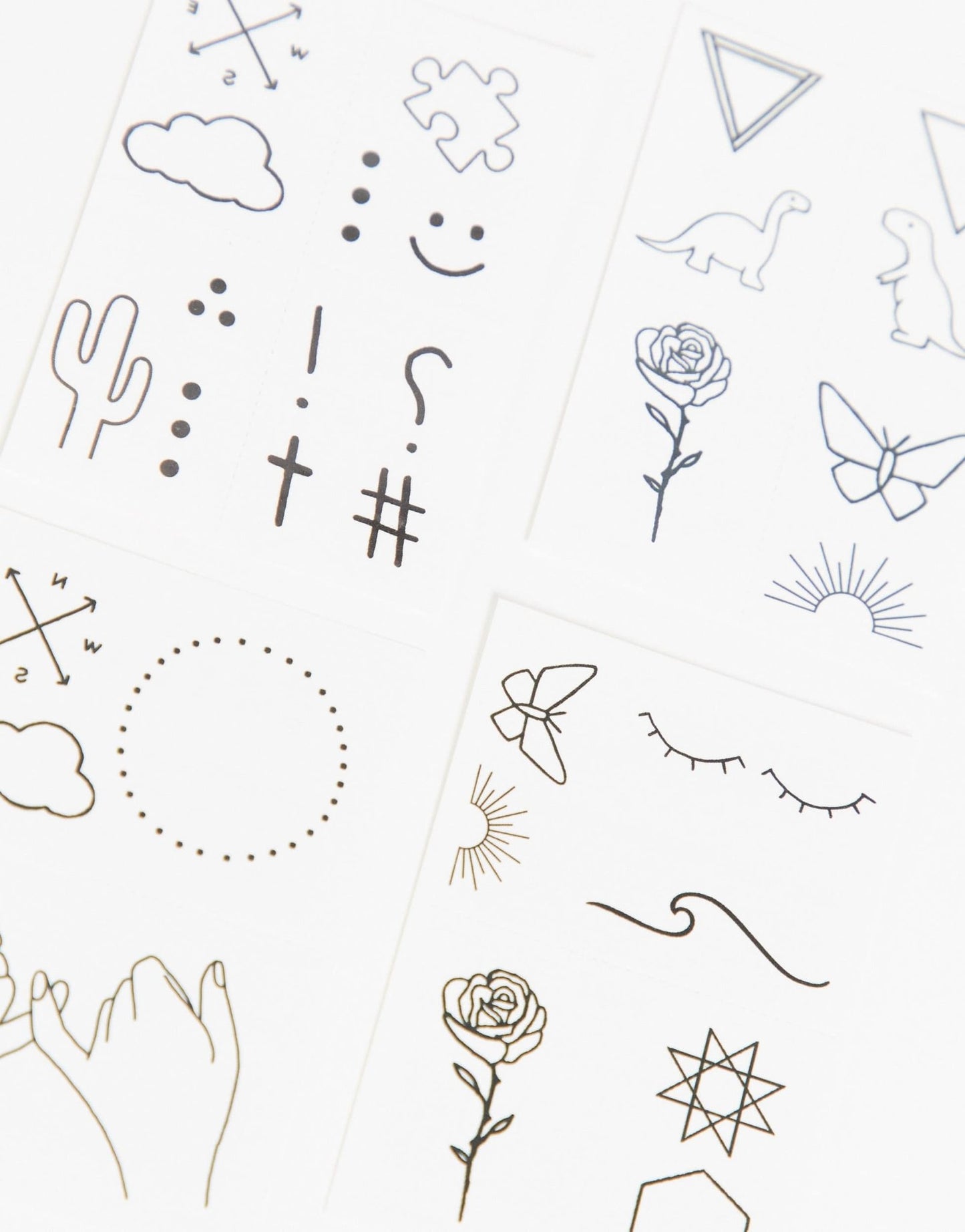 Inked by Dani Fashion Forward Temporary Tattoos - Barely There Pack - ASOS Sample Sale