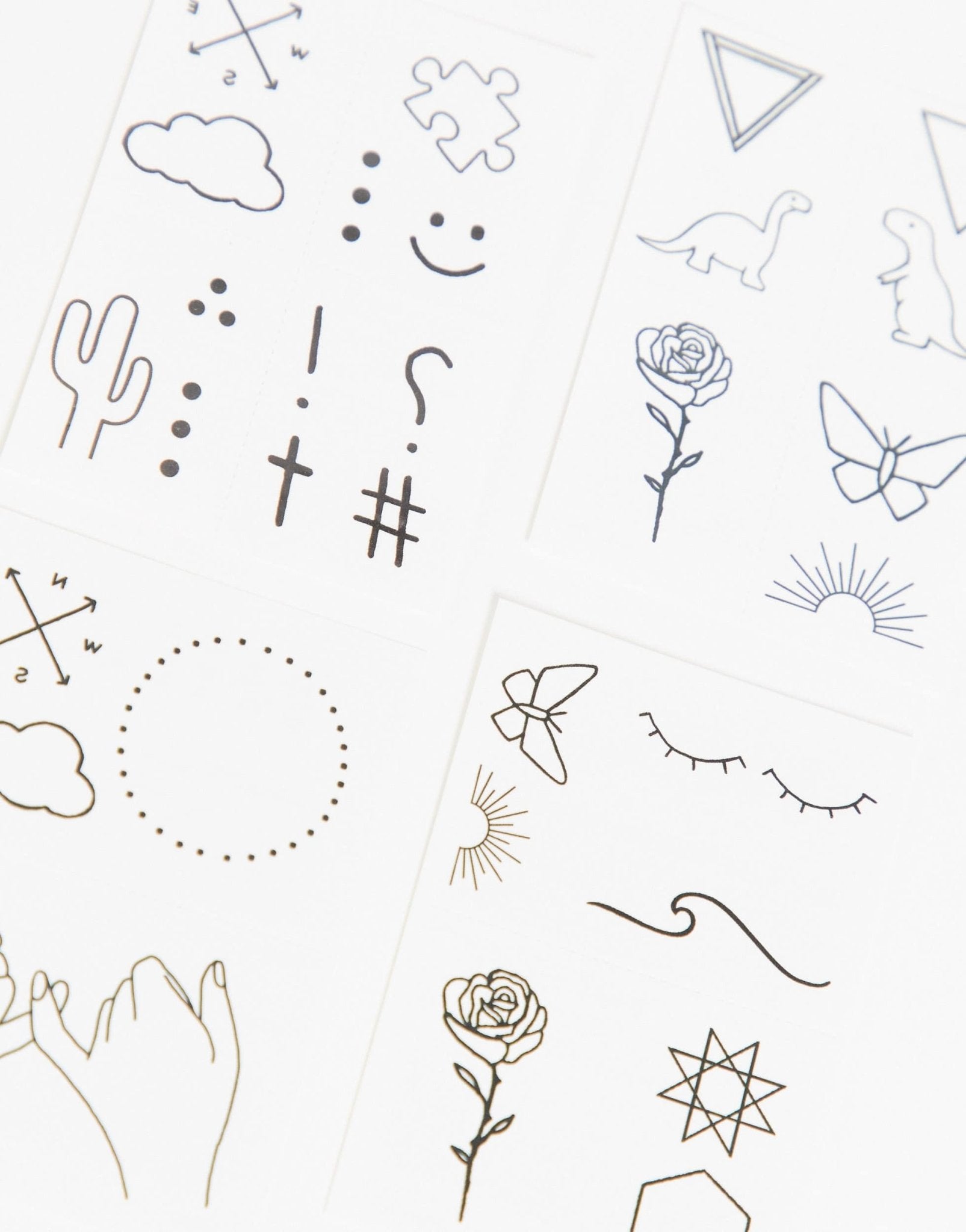 Inked by Dani Fashion Forward Temporary Tattoos - Barely There Pack - ASOS Sample Sale