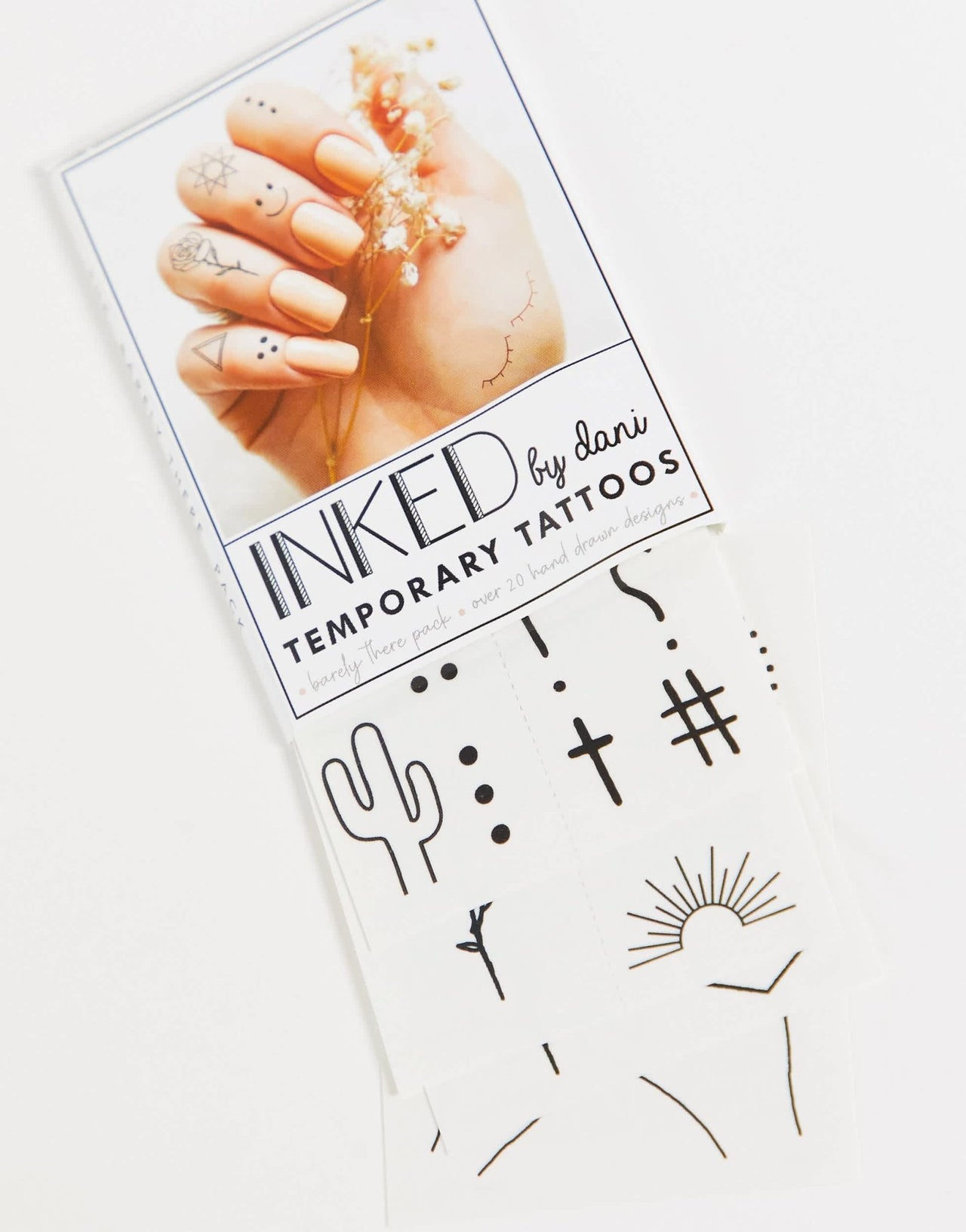 Inked by Dani Fashion Forward Temporary Tattoos - Barely There Pack - ASOS Sample Sale