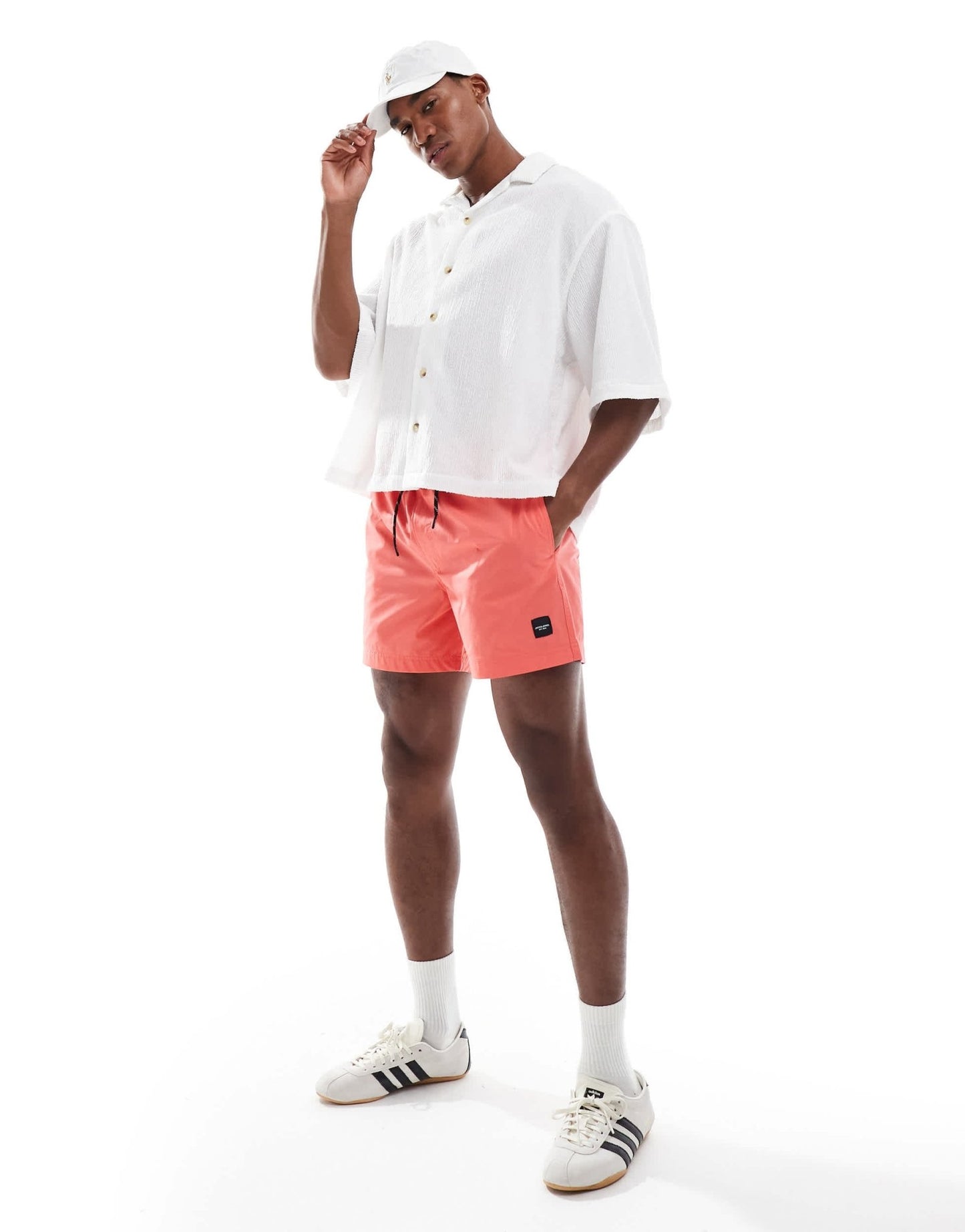 Jack & Jones 2 pack swim shorts in pink and blue - ASOS Sample Sale