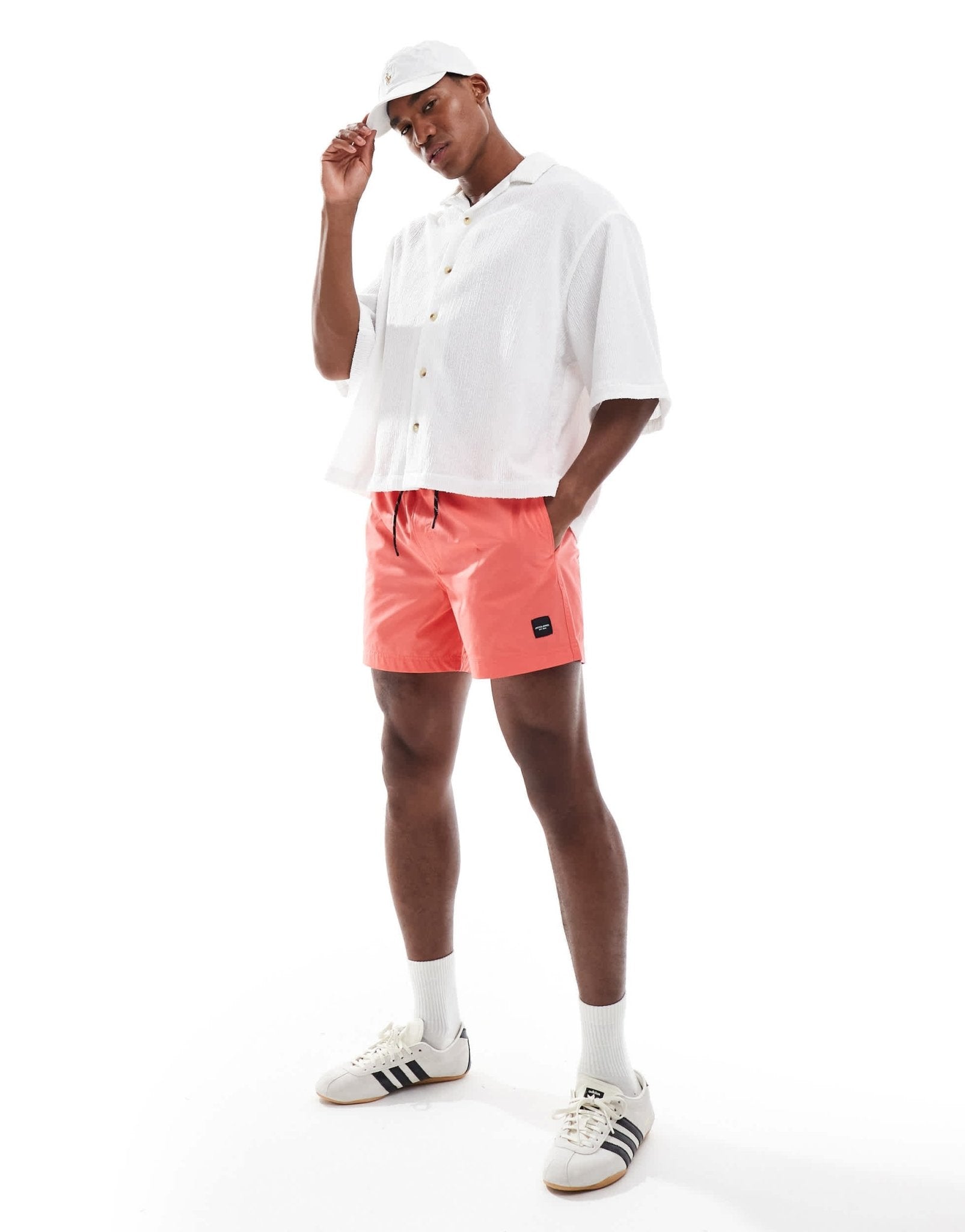 Jack & Jones 2 pack swim shorts in pink and blue - ASOS Sample Sale