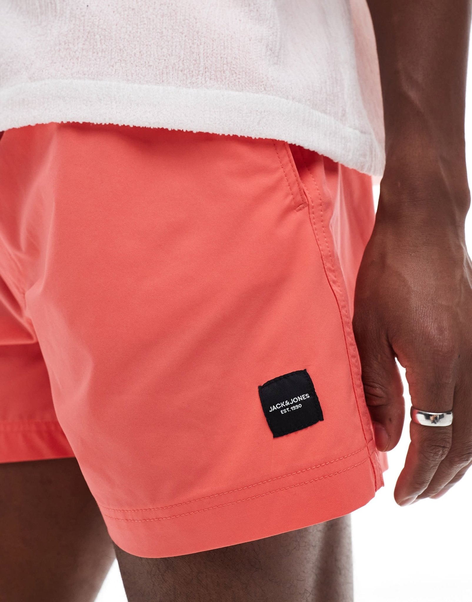 Jack & Jones 2 pack swim shorts in pink and blue - ASOS Sample Sale