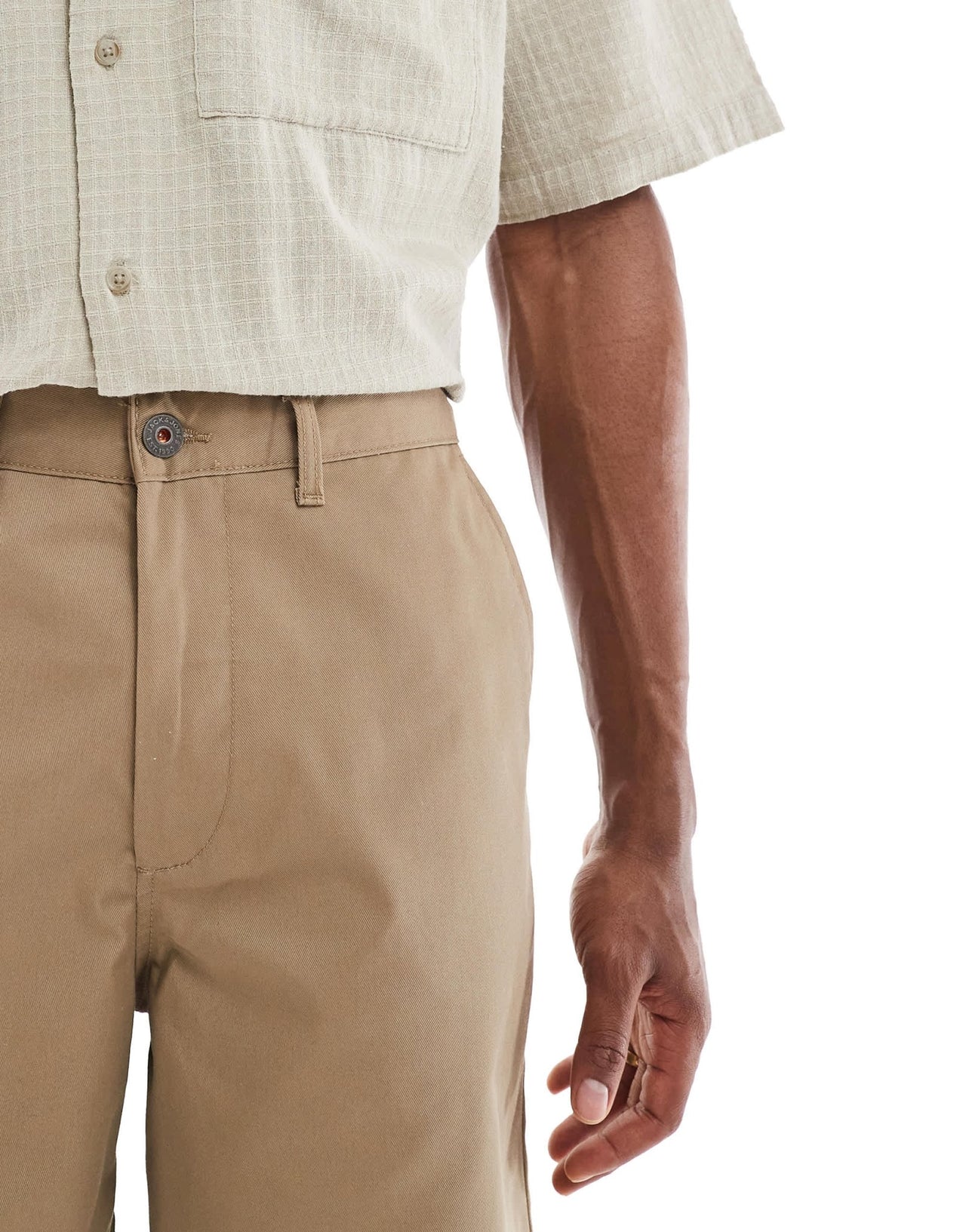 Jack & Jones baggy heavy twill chino short in beige - ASOS Sample Sale