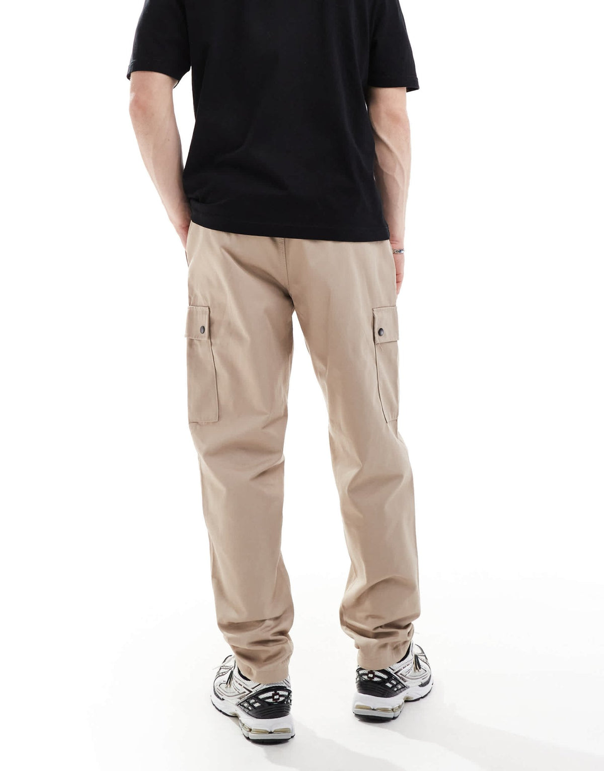 Jack & Jones bill wide fit cargo trouser in beige - ASOS Sample Sale