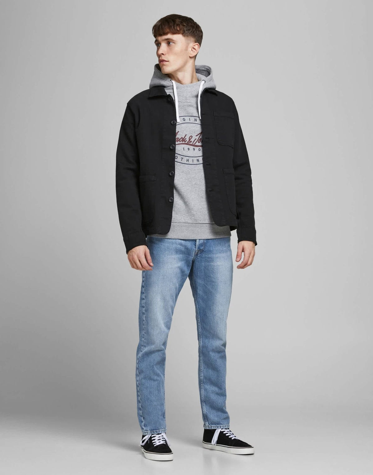 Jack & Jones Chris relaxed fit jeans in faded light wash denim - ASOS Sample Sale