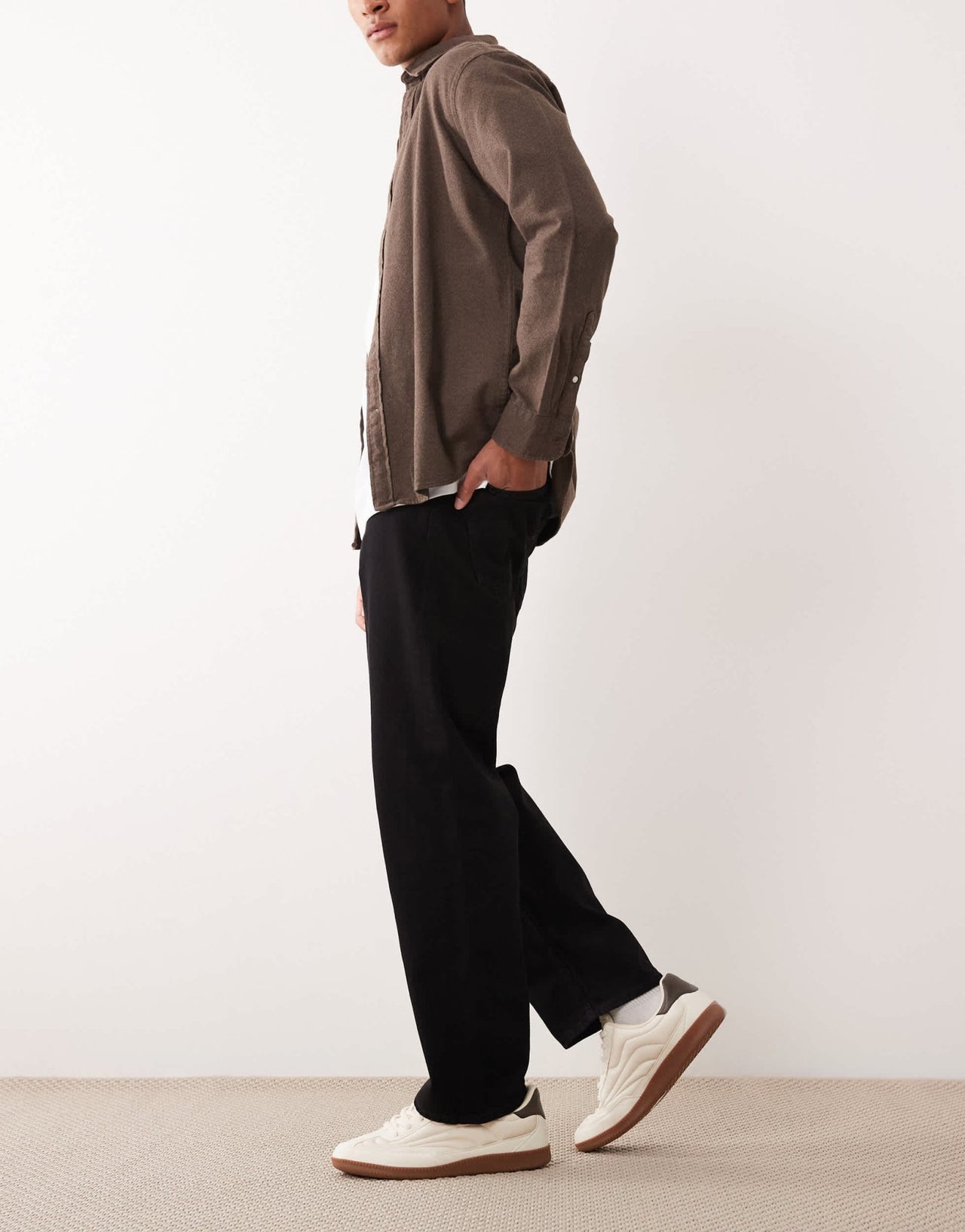 Jack & Jones Eddie loose jean in black - ASOS Sample Sale