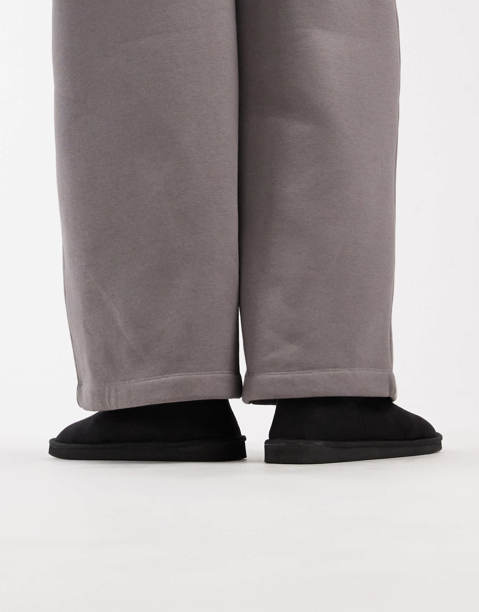 Jack & Jones faux suede boot in black - ASOS Sample Sale