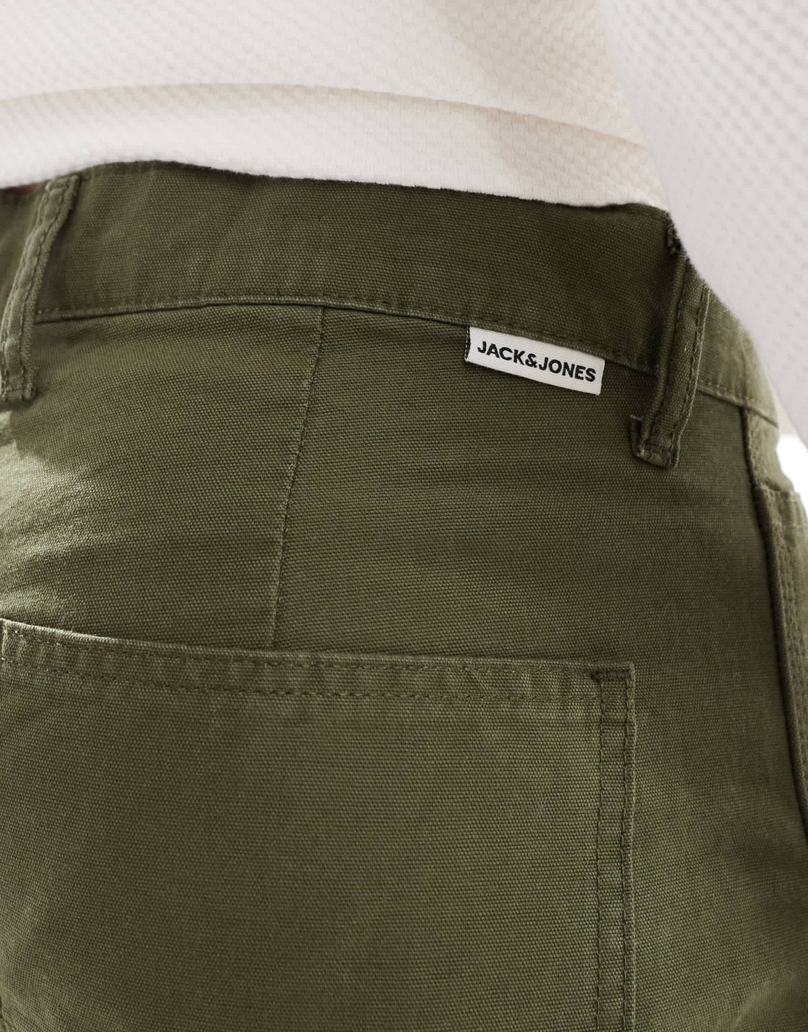 Jack & Jones loose fit painter trouser in khaki - ASOS Sample Sale