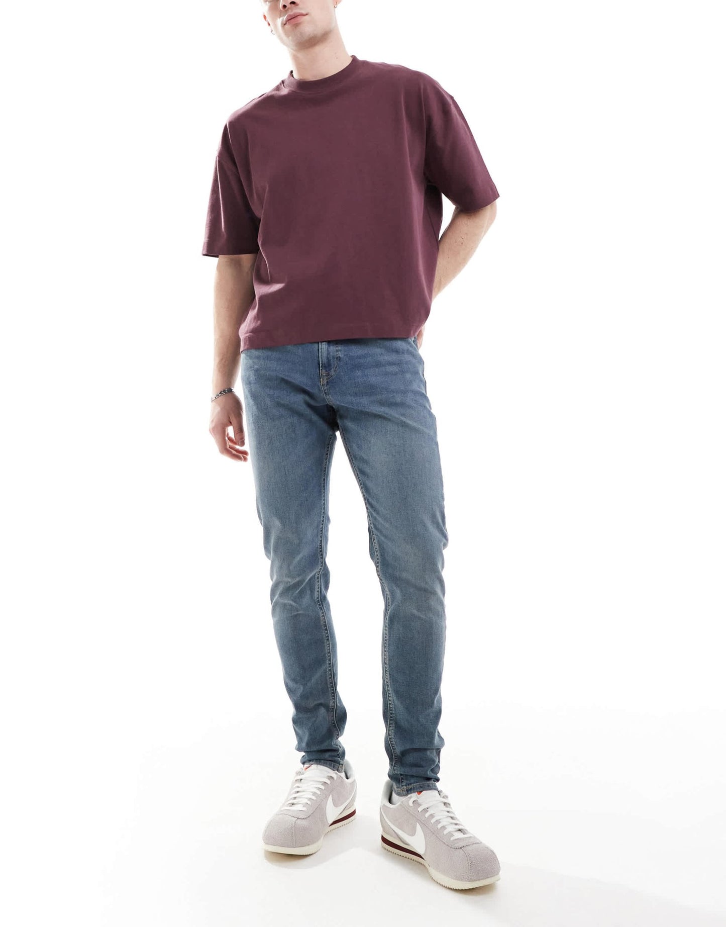 Jack & Jones Pete tapered jeans in vintage blue - ASOS Sample Sale