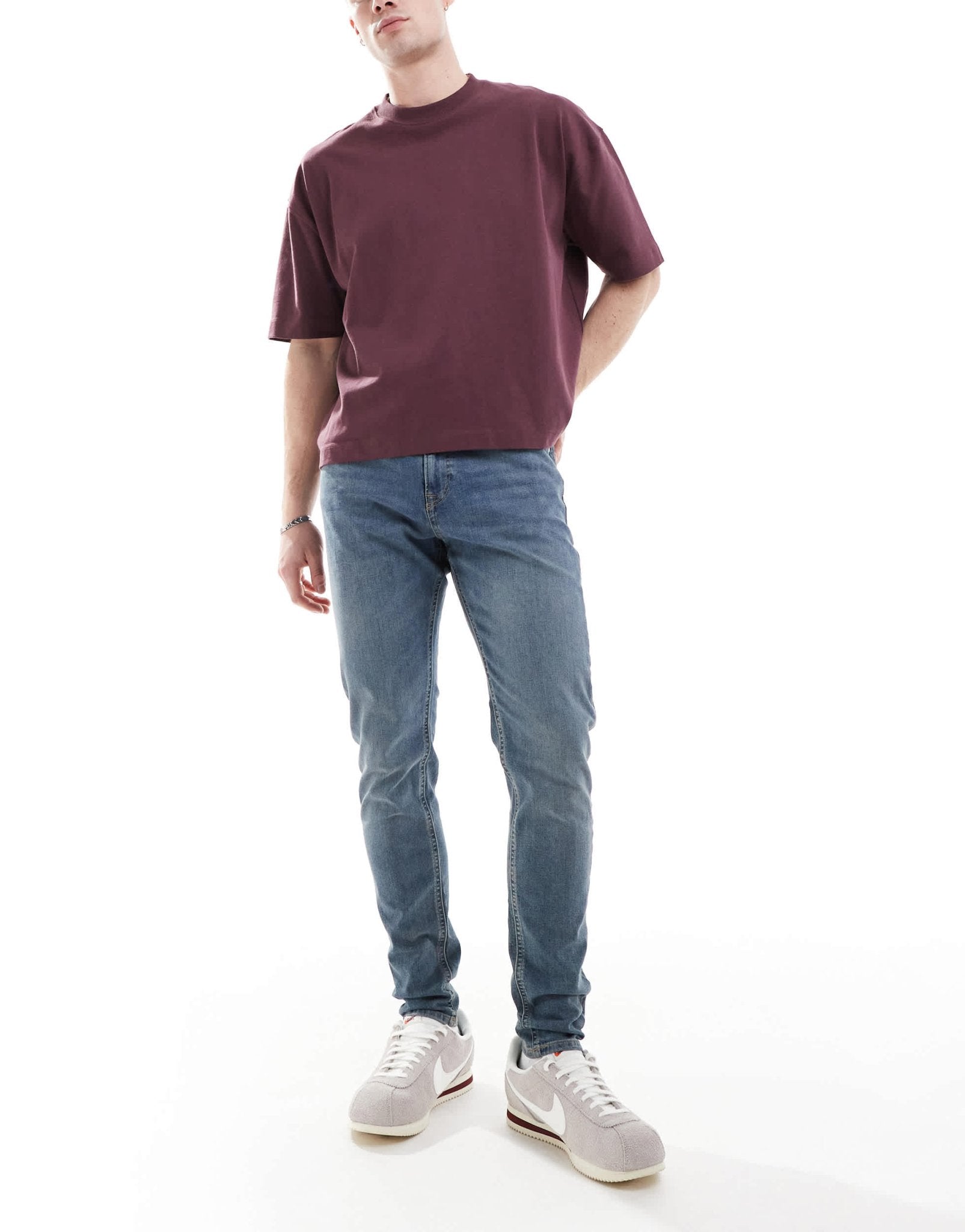 Jack & Jones Pete tapered jeans in vintage blue - ASOS Sample Sale