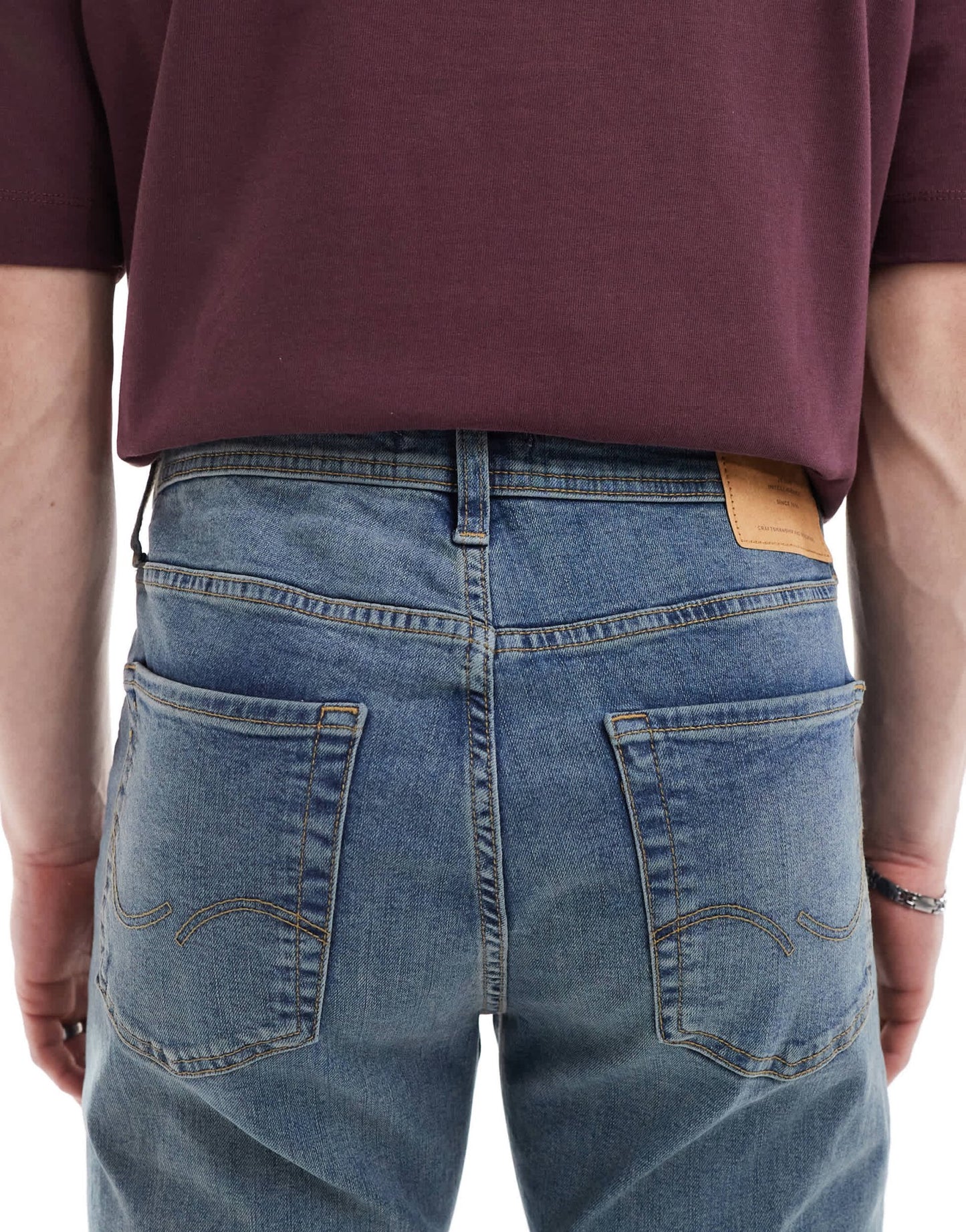 Jack & Jones Pete tapered jeans in vintage blue - ASOS Sample Sale