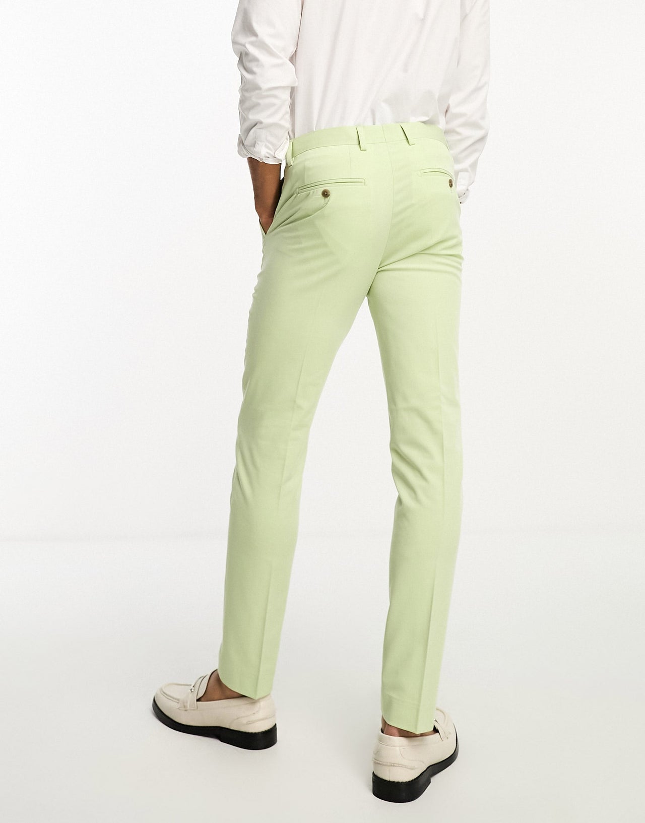 Jack & Jones Premium slim fit suit trouser in mint - ASOS Sample Sale