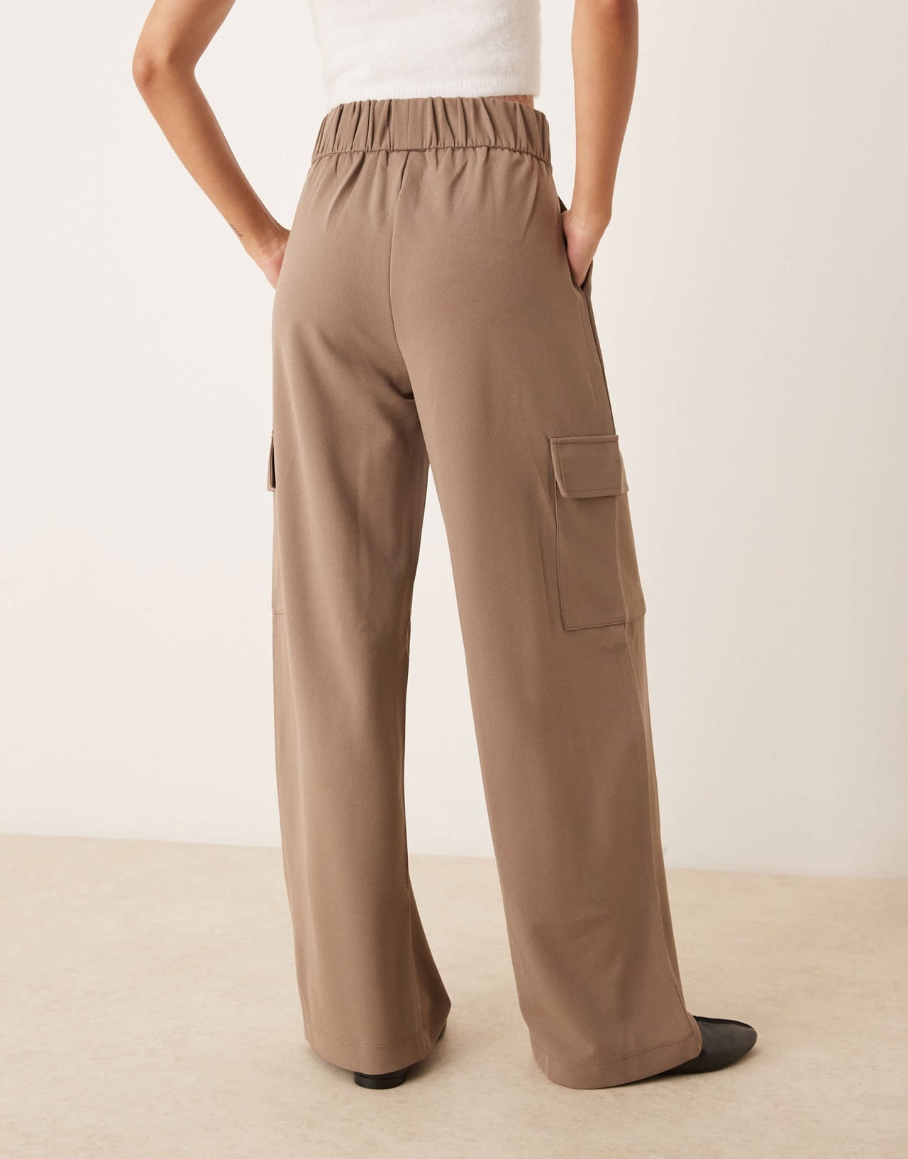 JDY side pocket cargo trousers co - ord in brown - ASOS Sample Sale