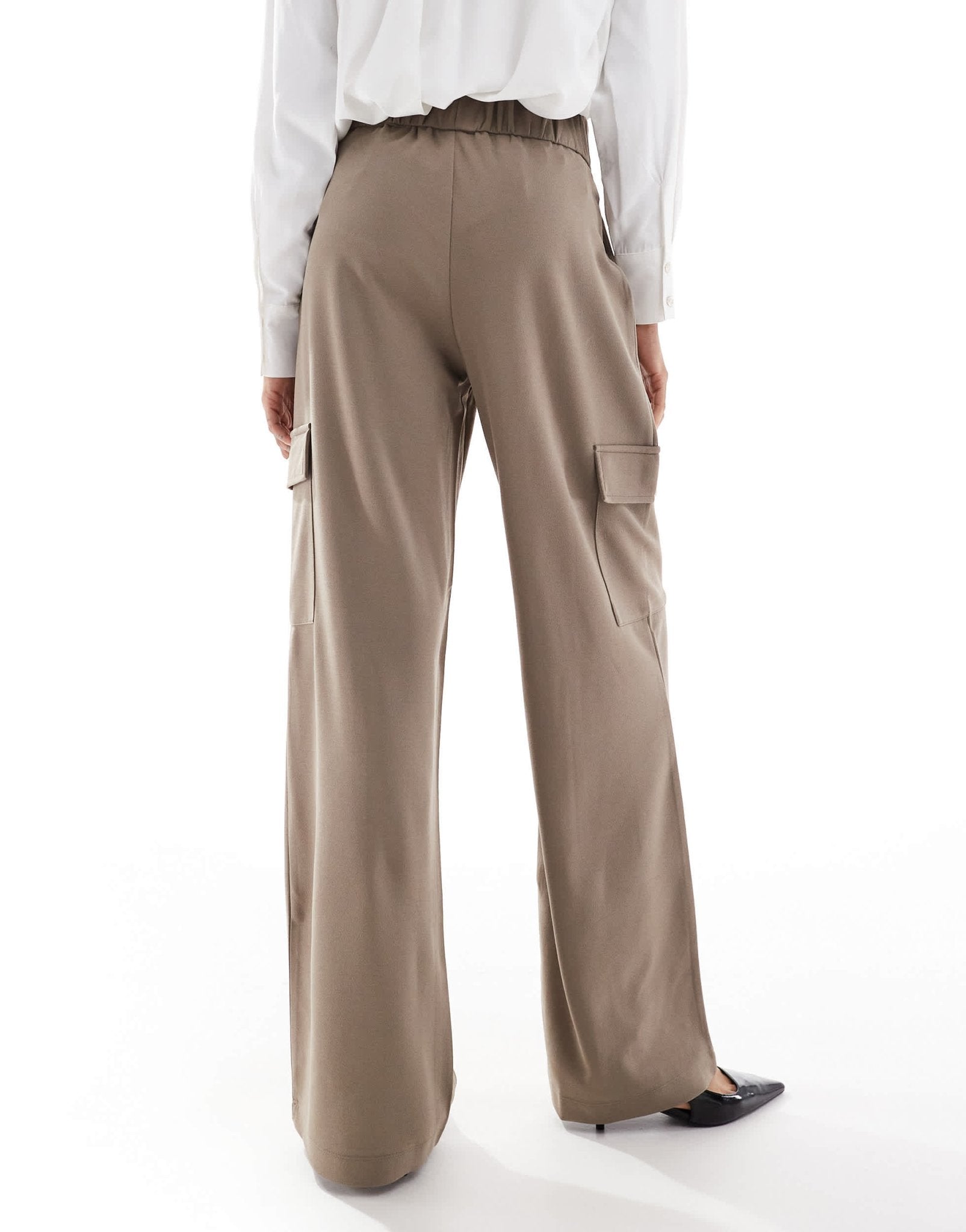 JDY Tall side pocket cargo trousers co - ord in brown - ASOS Sample Sale