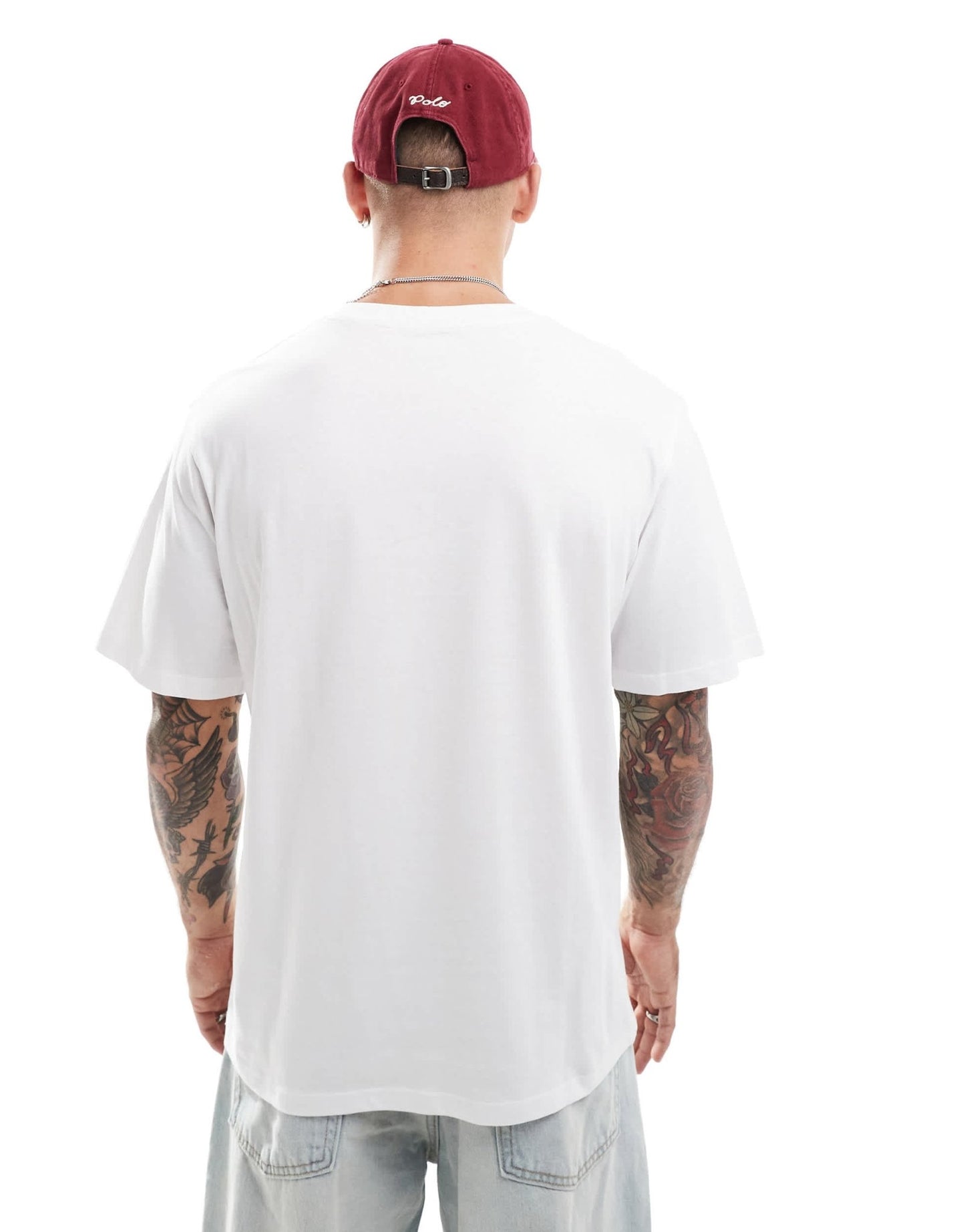 JJ Rebel oversized t-shirt in white - ASOS Sample Sale