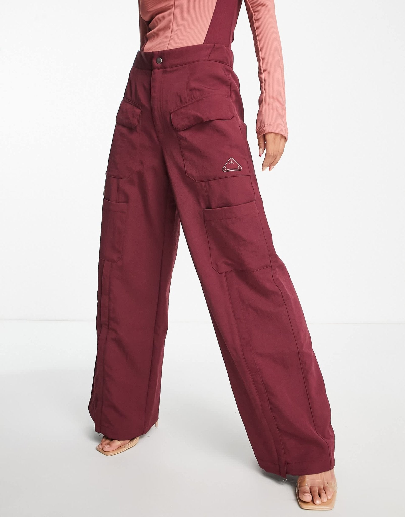 Jordan 23E utility trousers in cherrywood red - ASOS Sample Sale