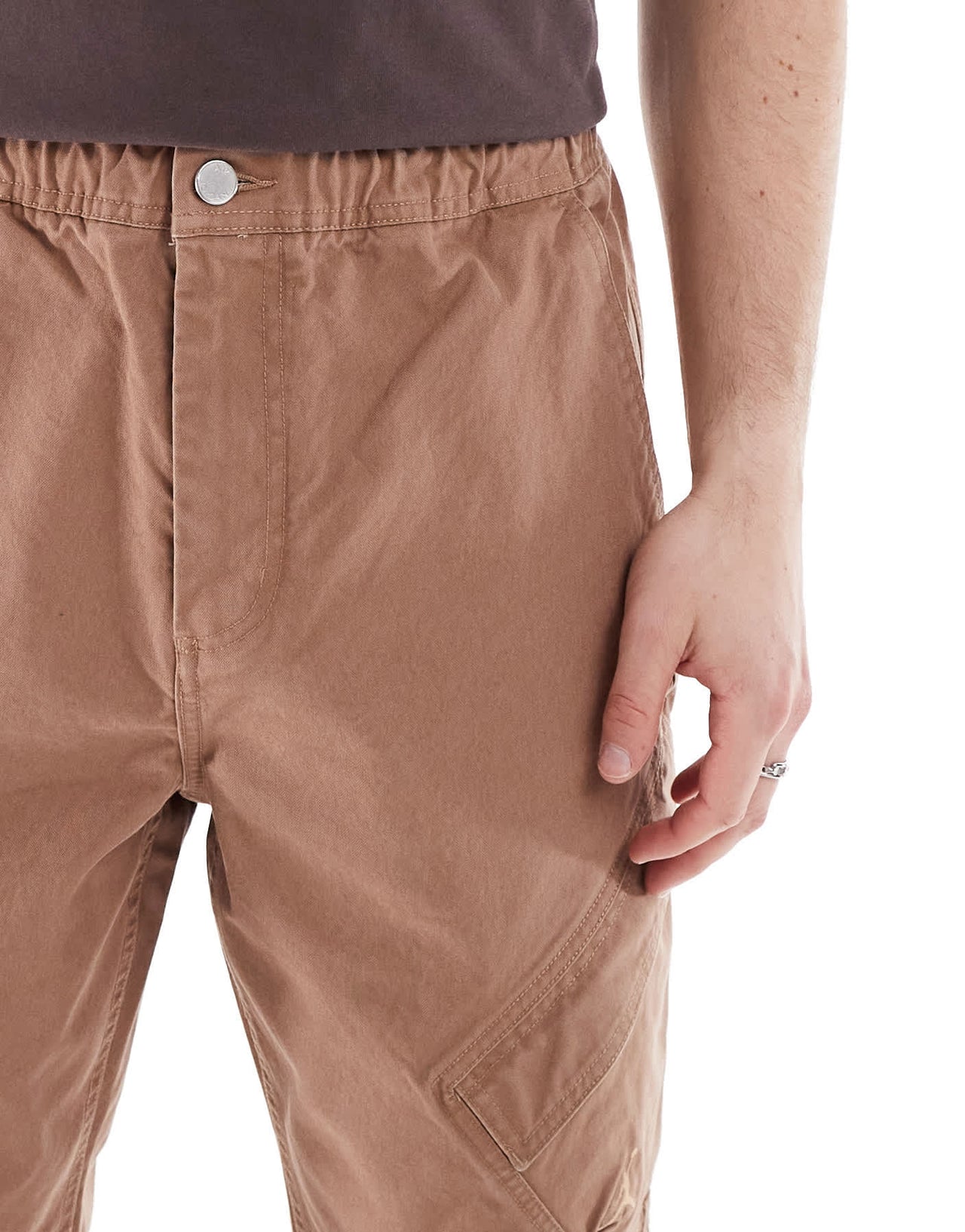 Jordan Chicago trousers in brown - ASOS Sample Sale