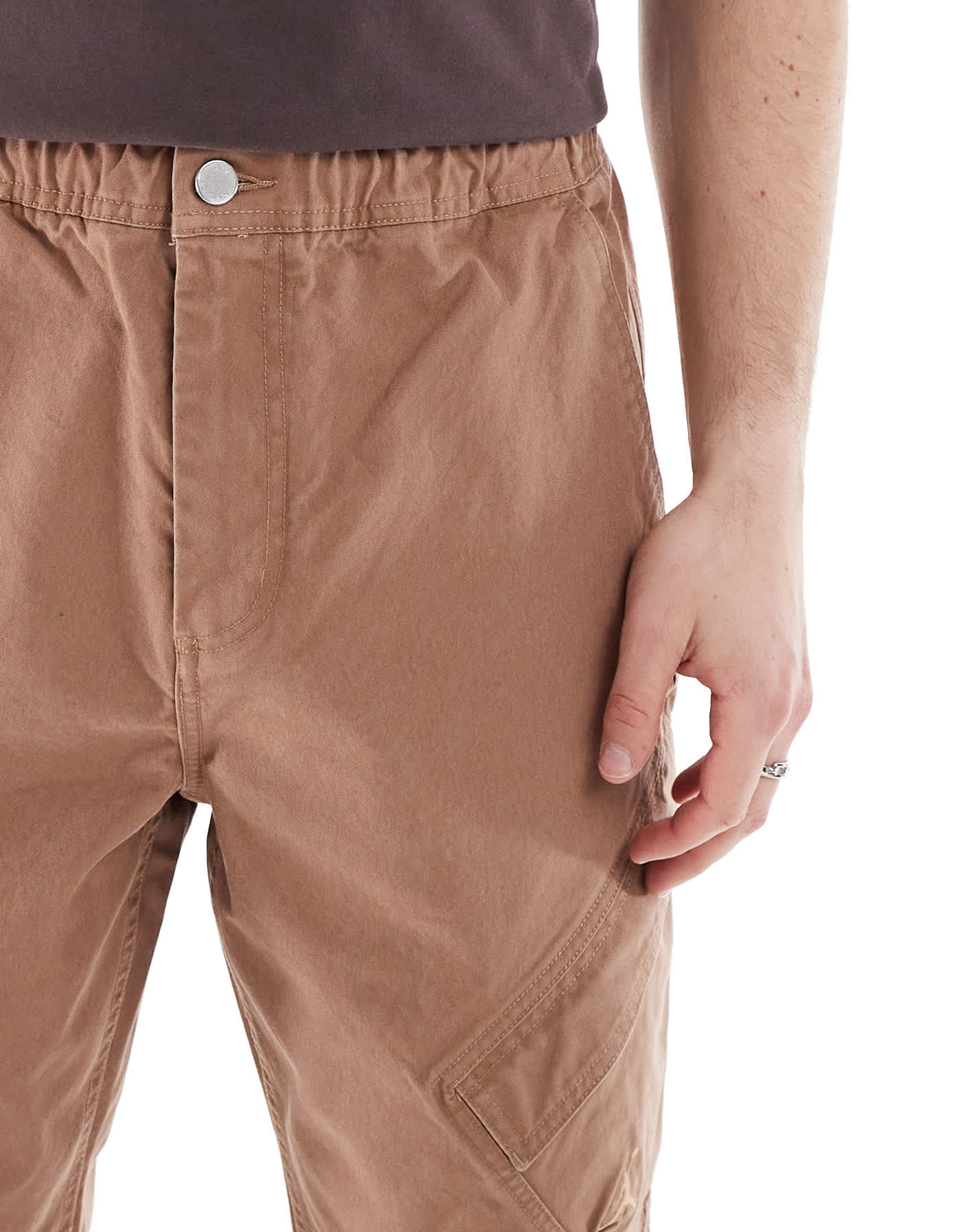 Jordan Chicago trousers in brown - ASOS Sample Sale