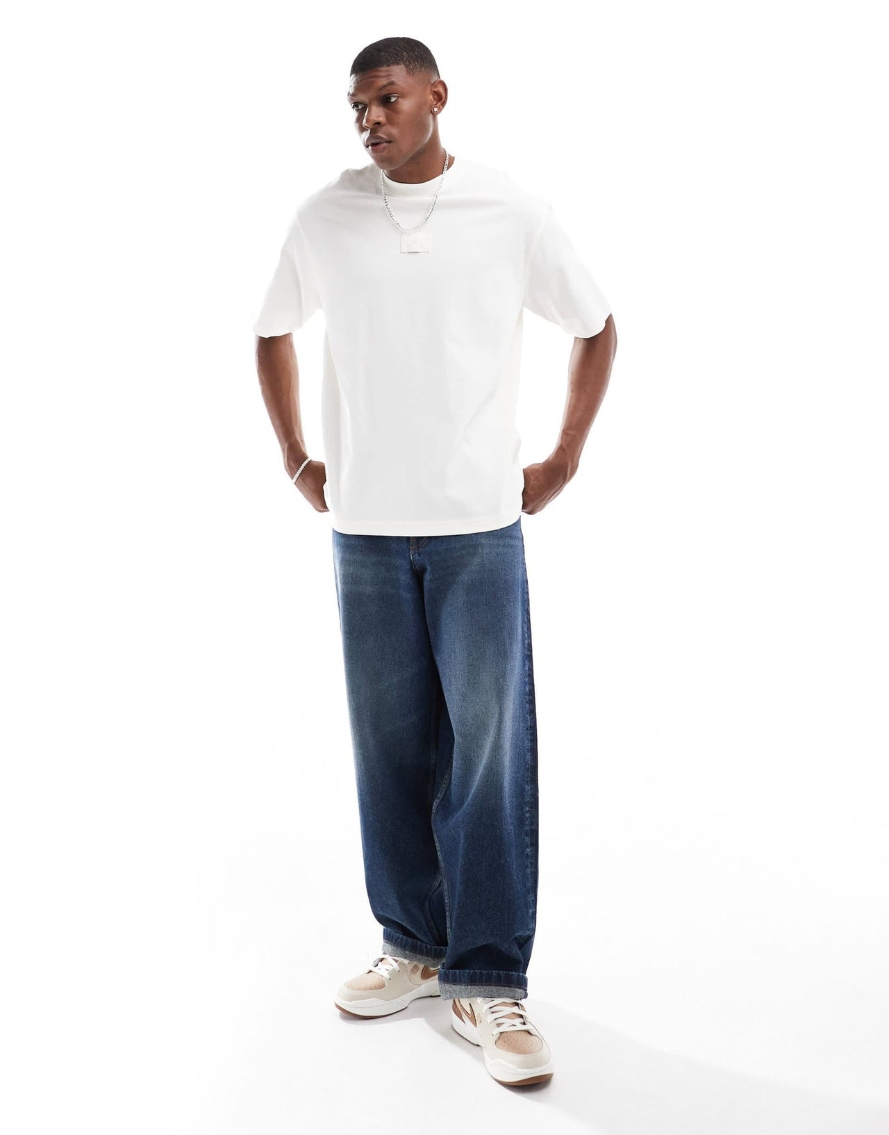 Jordan Essential oversized t-shirt in sail - ASOS Sample Sale