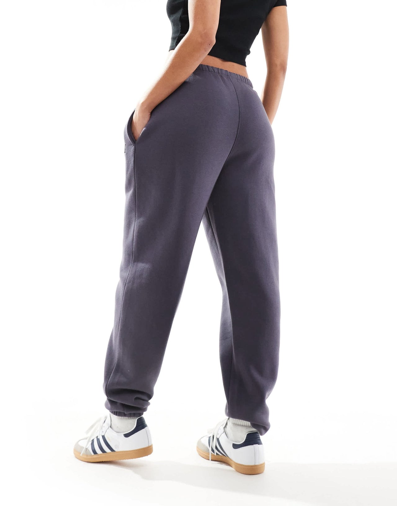 Kaiia cuffed joggers in dark grey - ASOS Sample Sale