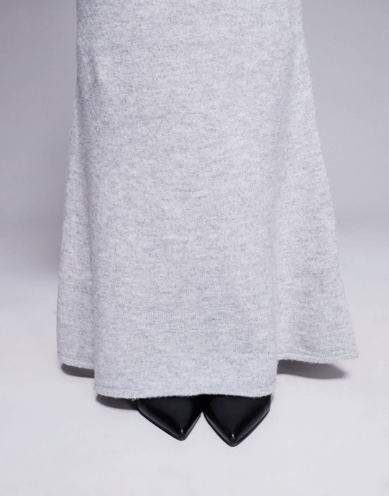 Kaiia exclusive knitted fishtail maxi skirt co - ord in grey - ASOS Sample Sale