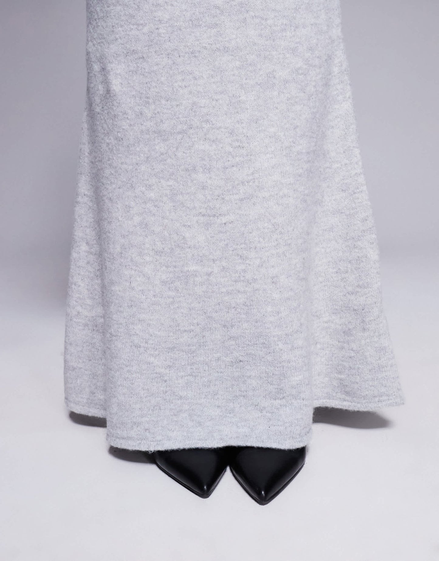 Kaiia exclusive knitted fishtail maxi skirt co - ord in grey - ASOS Sample Sale