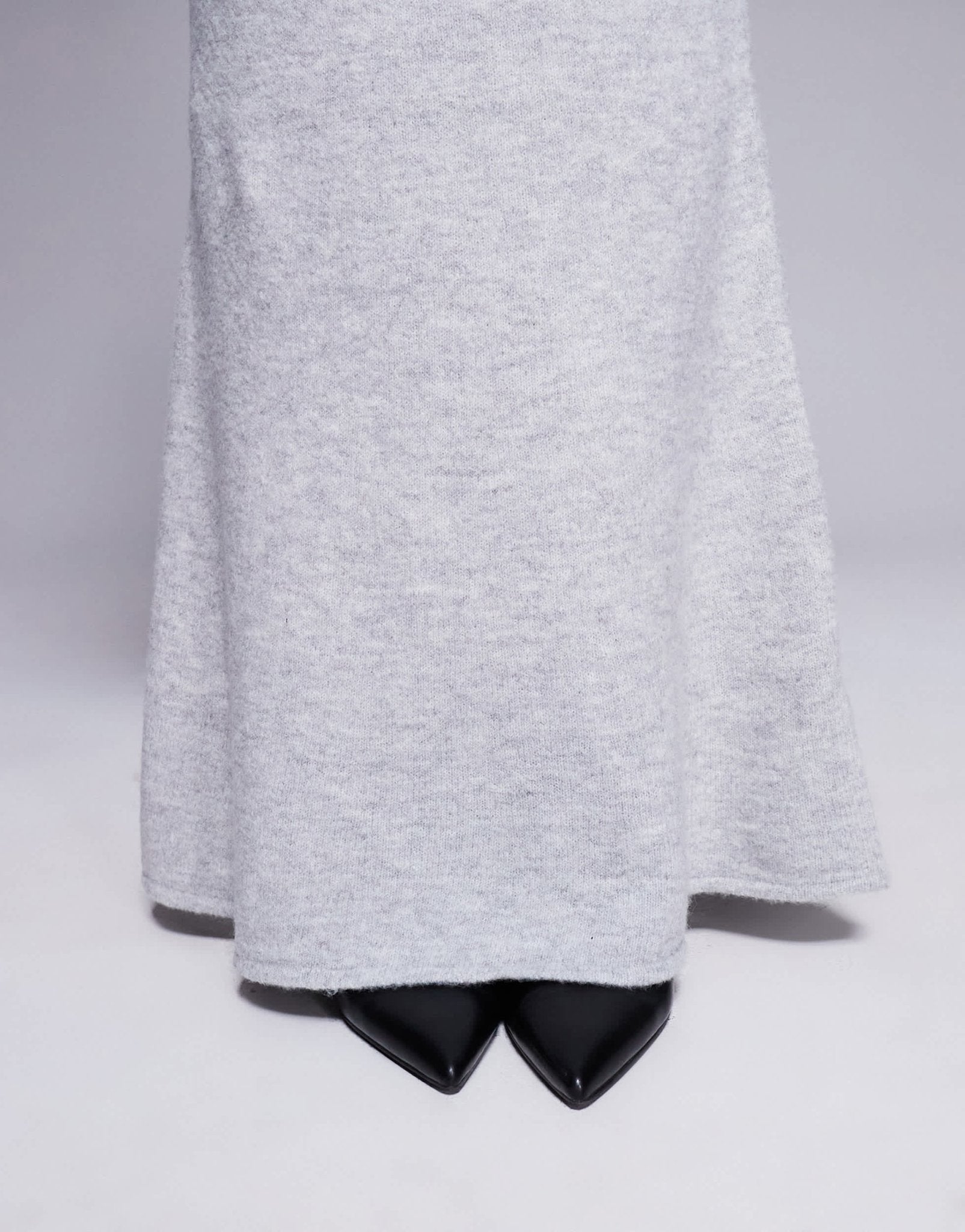 Kaiia exclusive knitted fishtail maxi skirt co - ord in grey - ASOS Sample Sale
