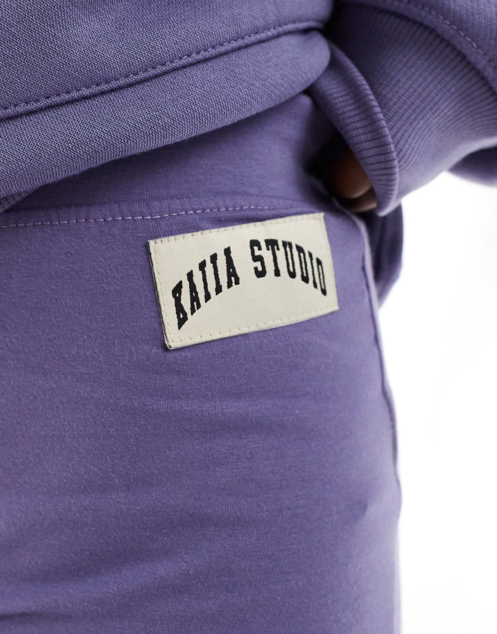 Kaiia exclusive Studio logo flared yoga pants co - ord in blue - ASOS Sample Sale