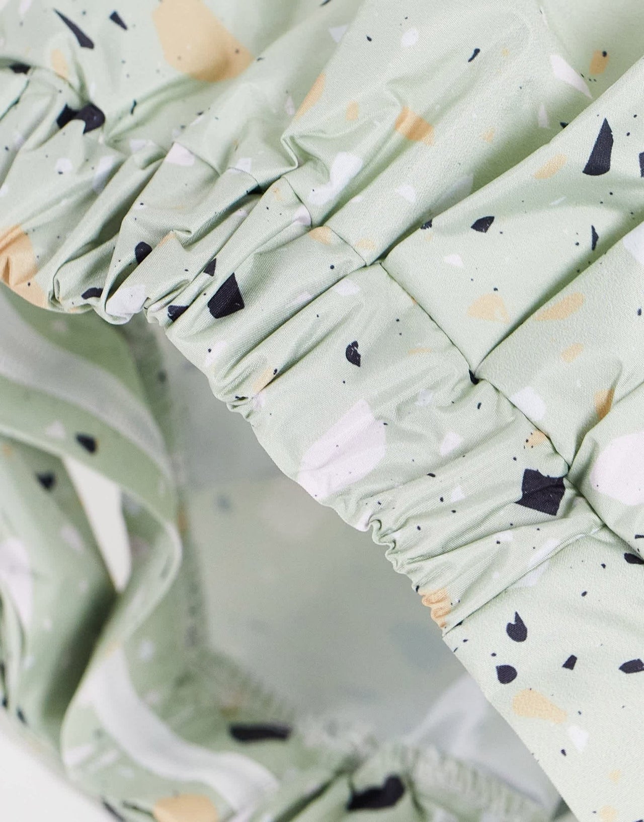 Kitsch Luxe Sage Terrazzo Shower Cap - ASOS Sample Sale