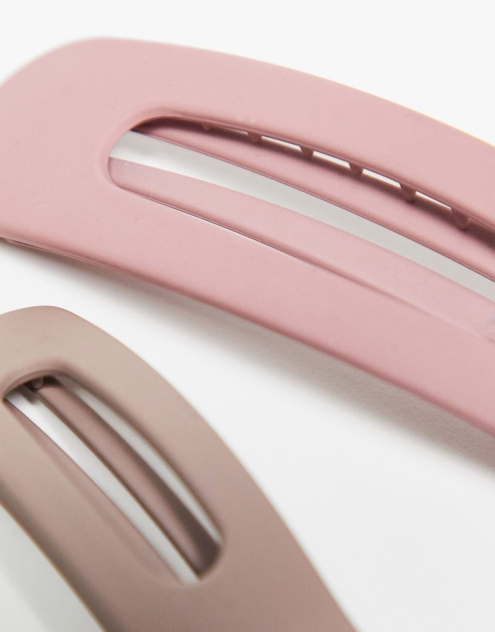 Kitsch Matte Flat Lay Claw Clip Flat 3pc - Terracotta - ASOS Sample Sale