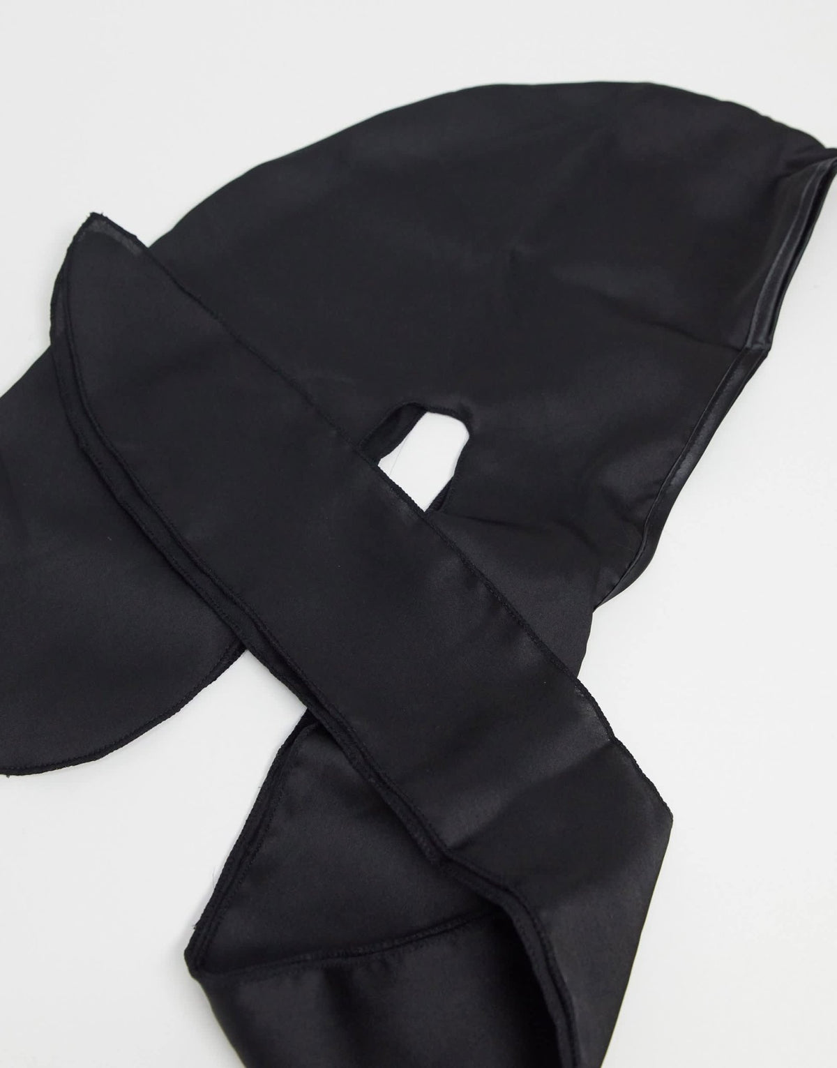 Kitsch Satin Sleep Cap - Black - ASOS Sample Sale