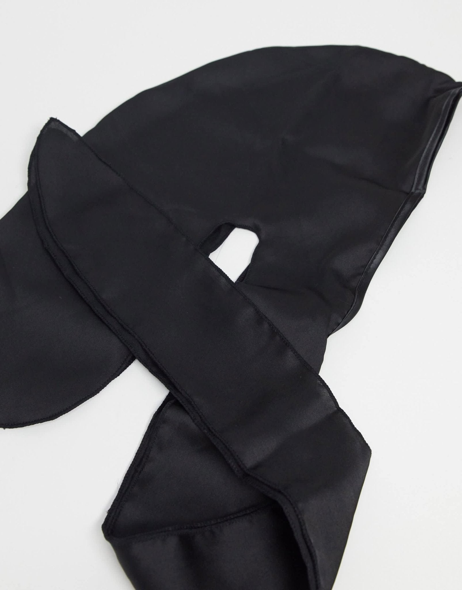 Kitsch Satin Sleep Cap - Black - ASOS Sample Sale
