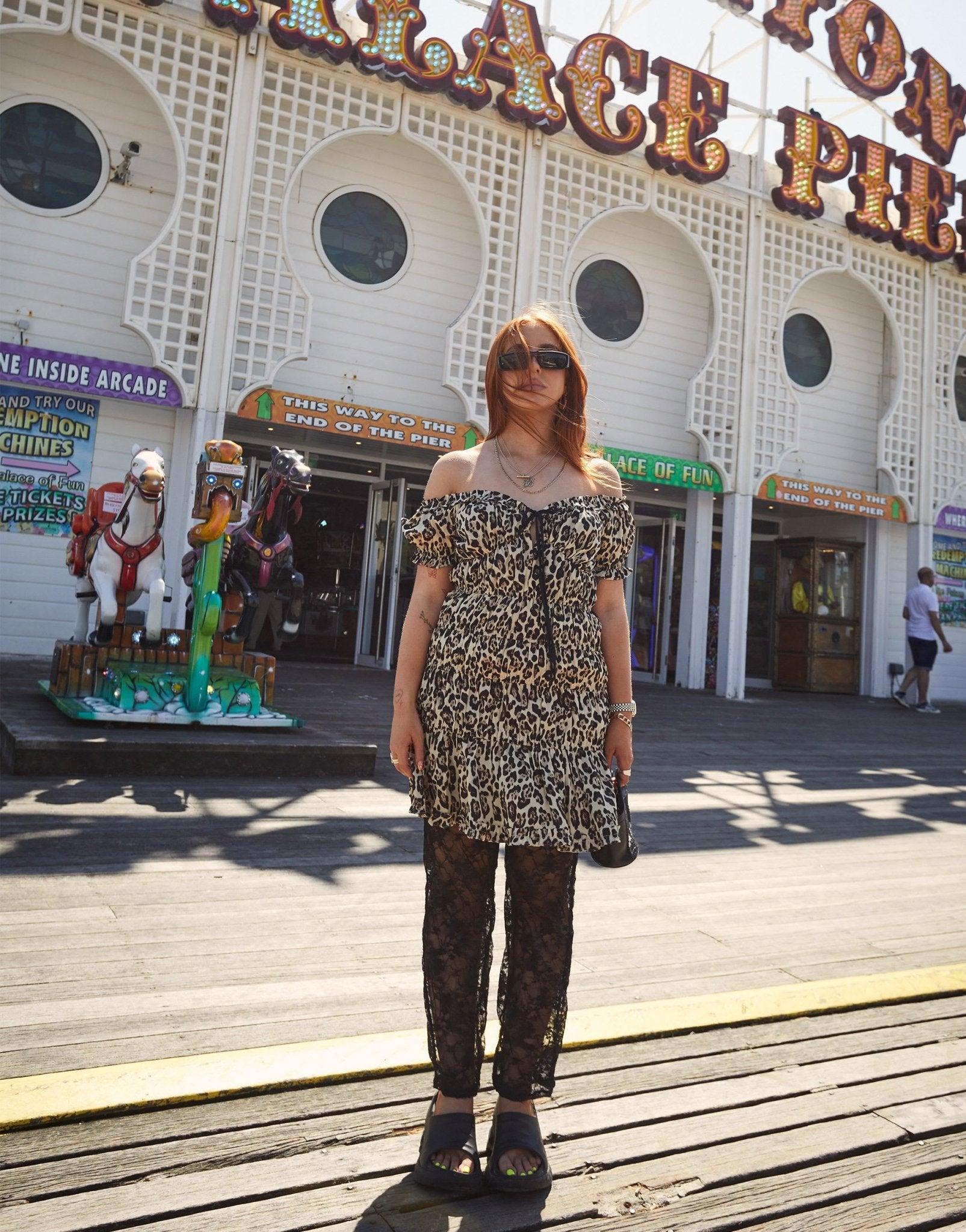 Labelrail x Laura Elizabeth Klein ruched mini dress in leopard - ASOS Sample Sale