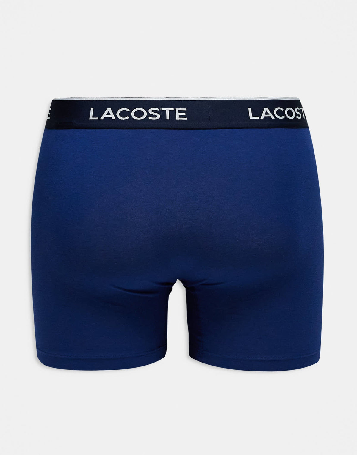 Lacoste 3pack boxer briefs in multi with navy waistband - ASOS Sample Sale