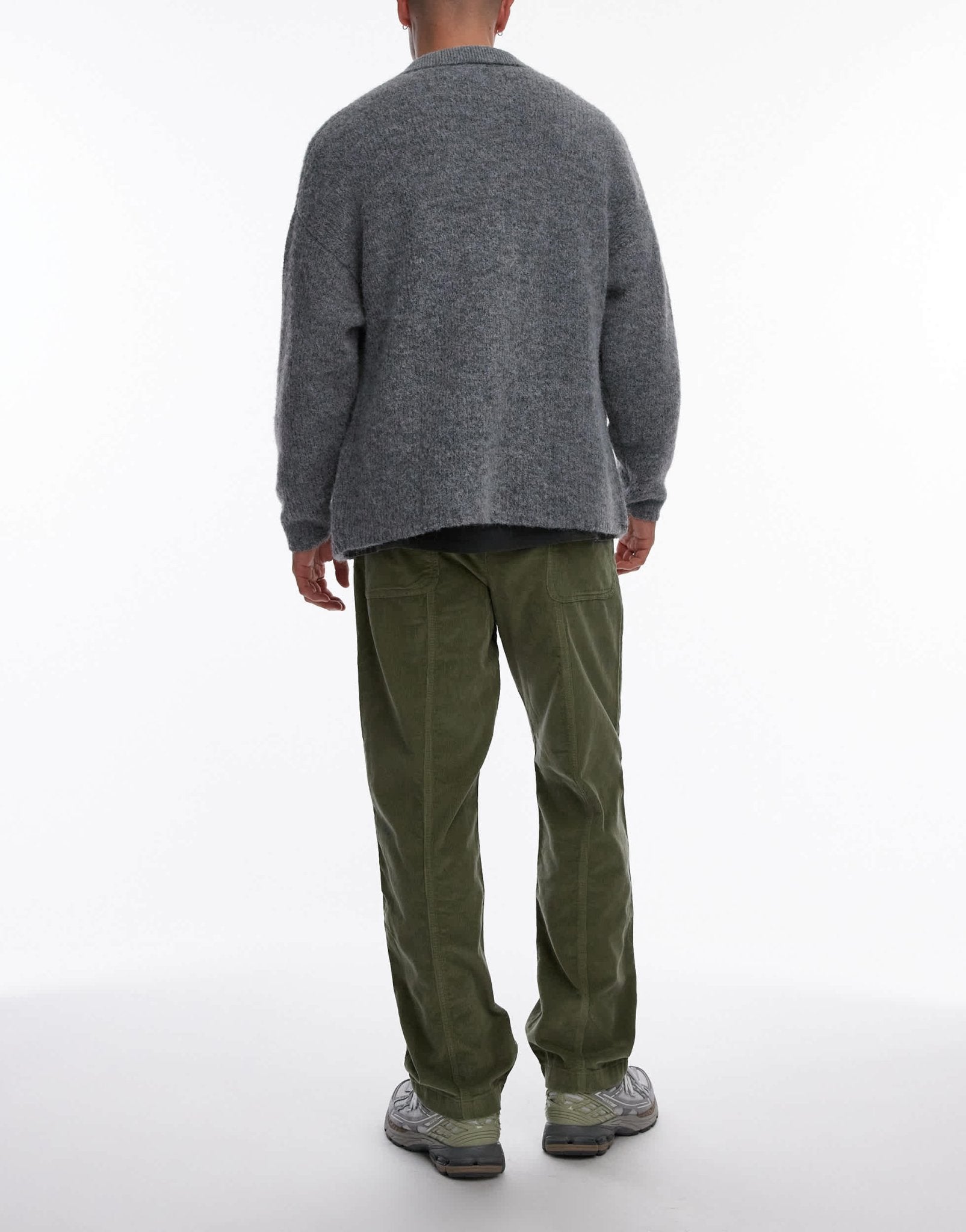Lacoste cord trousers in khaki green - ASOS Sample Sale